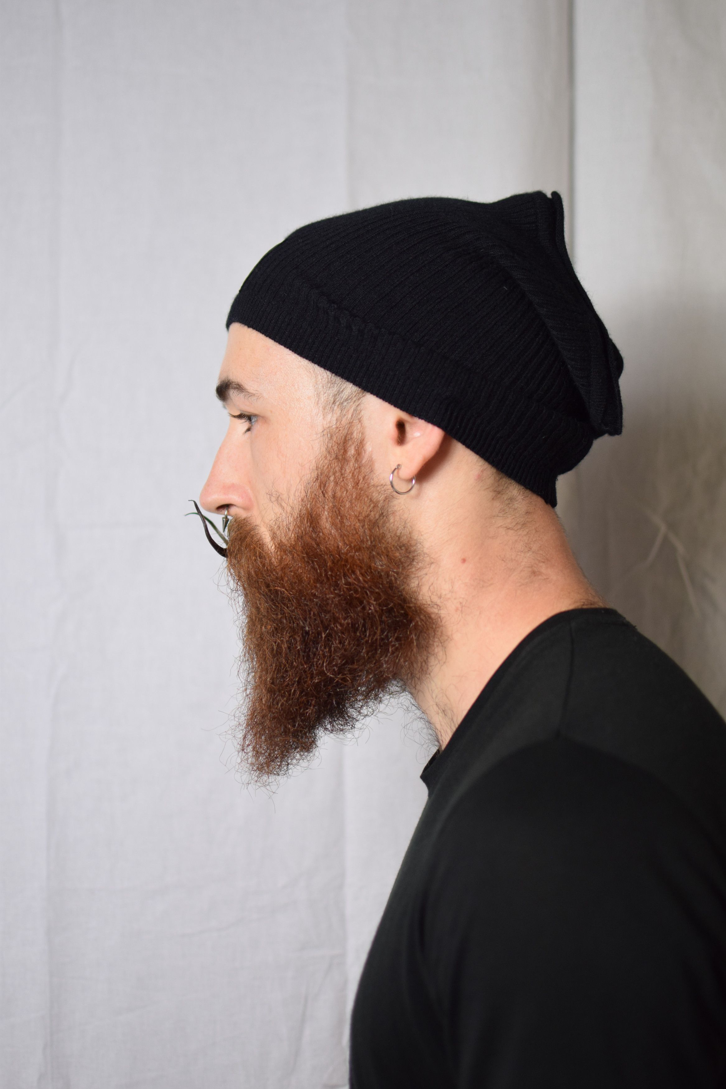 Julius Julius Black Tube Hat Size ONE SIZE - 3 Thumbnail