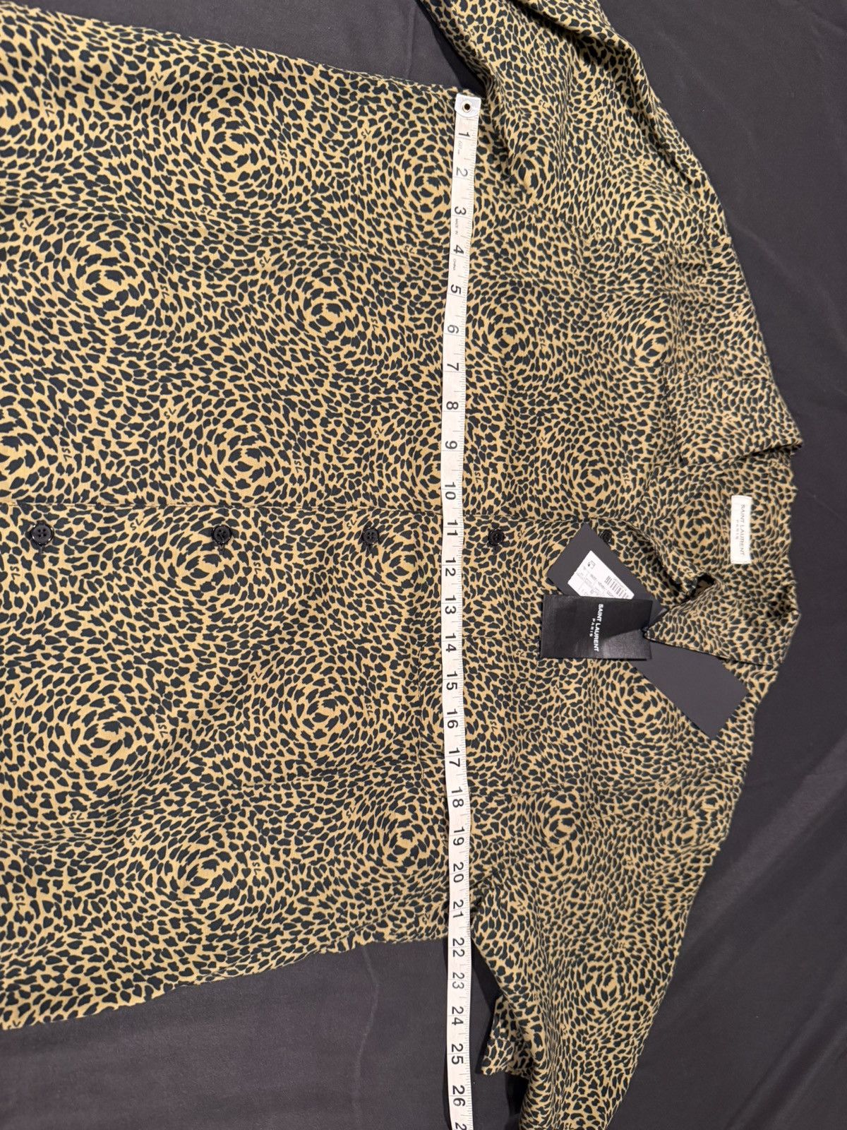 Saint Laurent Paris Saint Laurent men leopard print shirt.XL. $890 Size US XL / EU 56 / 4 - 4 Thumbnail