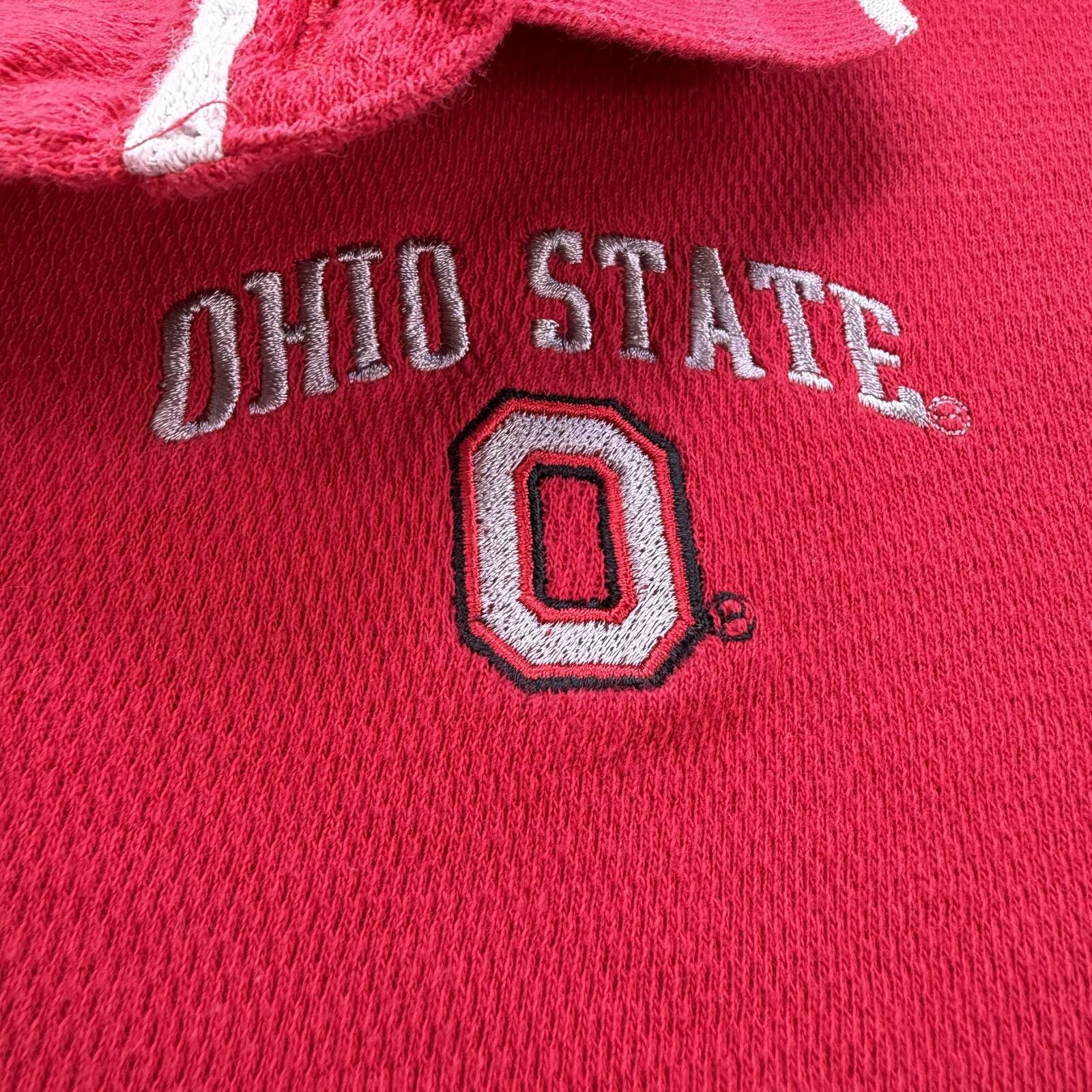 Other Vintage Y2K Ohio State Buckeyes Red Polo Shirt Golf Ncaa L Size US L / EU 52-54 / 3 - 5 Thumbnail