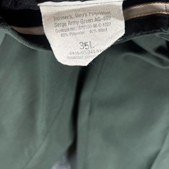 Other VTG DPSC Tennessee Apparel Wool Blend Serge Army Trousers Me Size US 34 / EU 50 - 6 Thumbnail