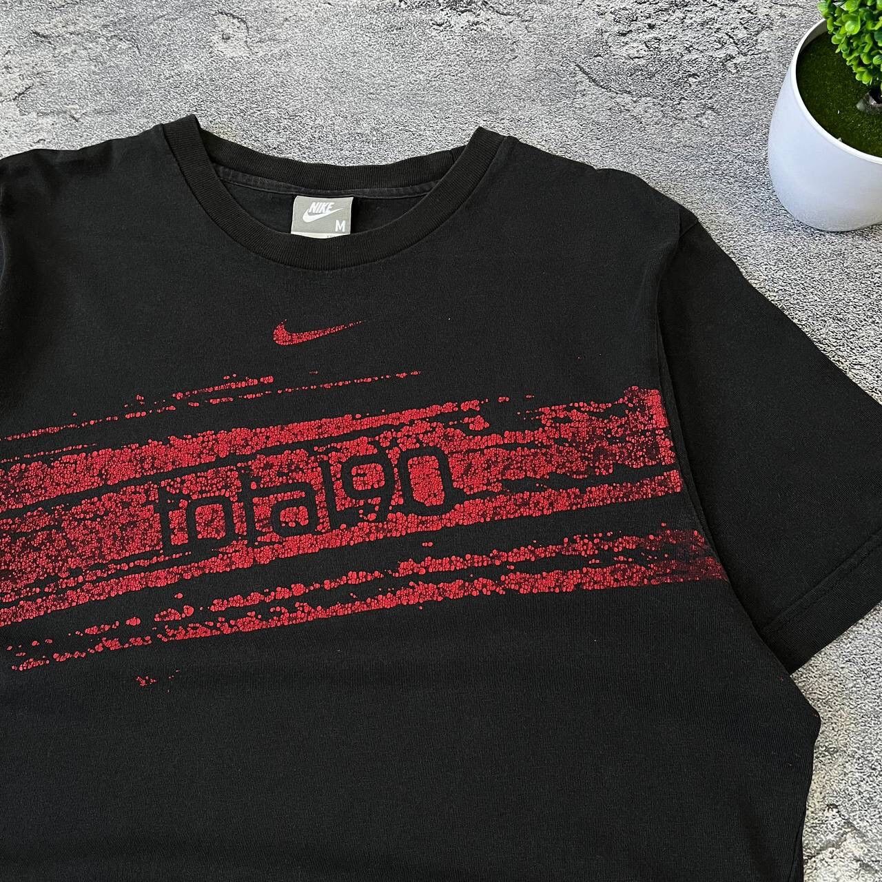 Nike Vintage 90s Nike Total 90 big logo,T shirt Size M Size US M / EU 48-50 / 2 - 9 Thumbnail