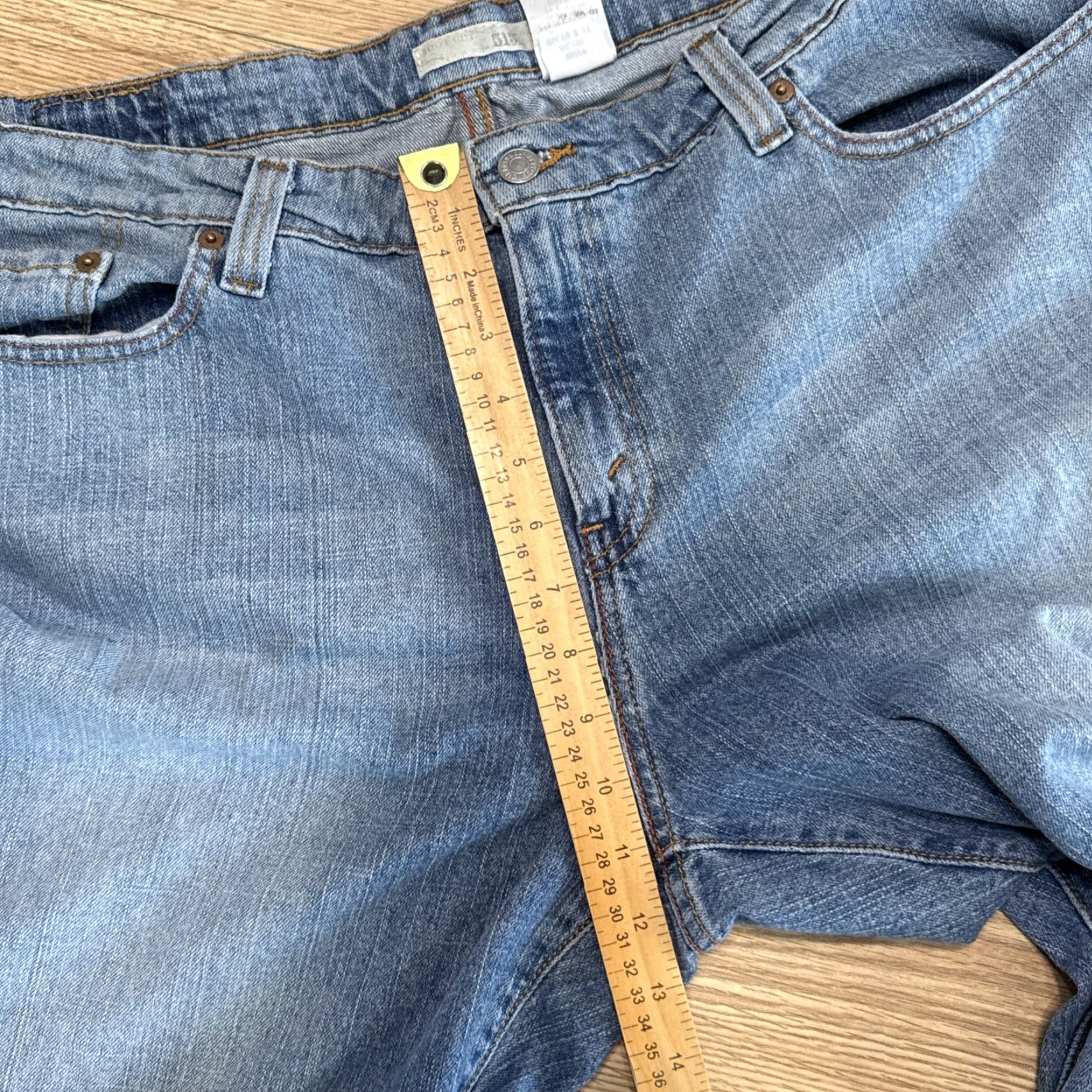 Levi's Levi's 515 Women's Jeans Size 20 Plus High-Rise Blue Denim Bootcut Stretch Pants Size 42" / US 20 - 6 Thumbnail