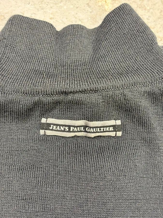 Jean Paul Gaultier 2000s Jean Paul Gaultier Woven Rope Turtleneck Sweater Size US S / EU 44-46 / 1 - 7 Thumbnail