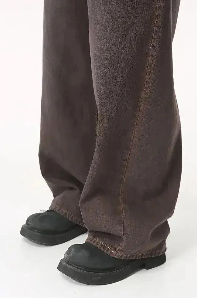 Japanese Brand Vintage Baggy Jeans Straight Pants Street Style Casual Size US 32 / EU 48 - 2 Thumbnail