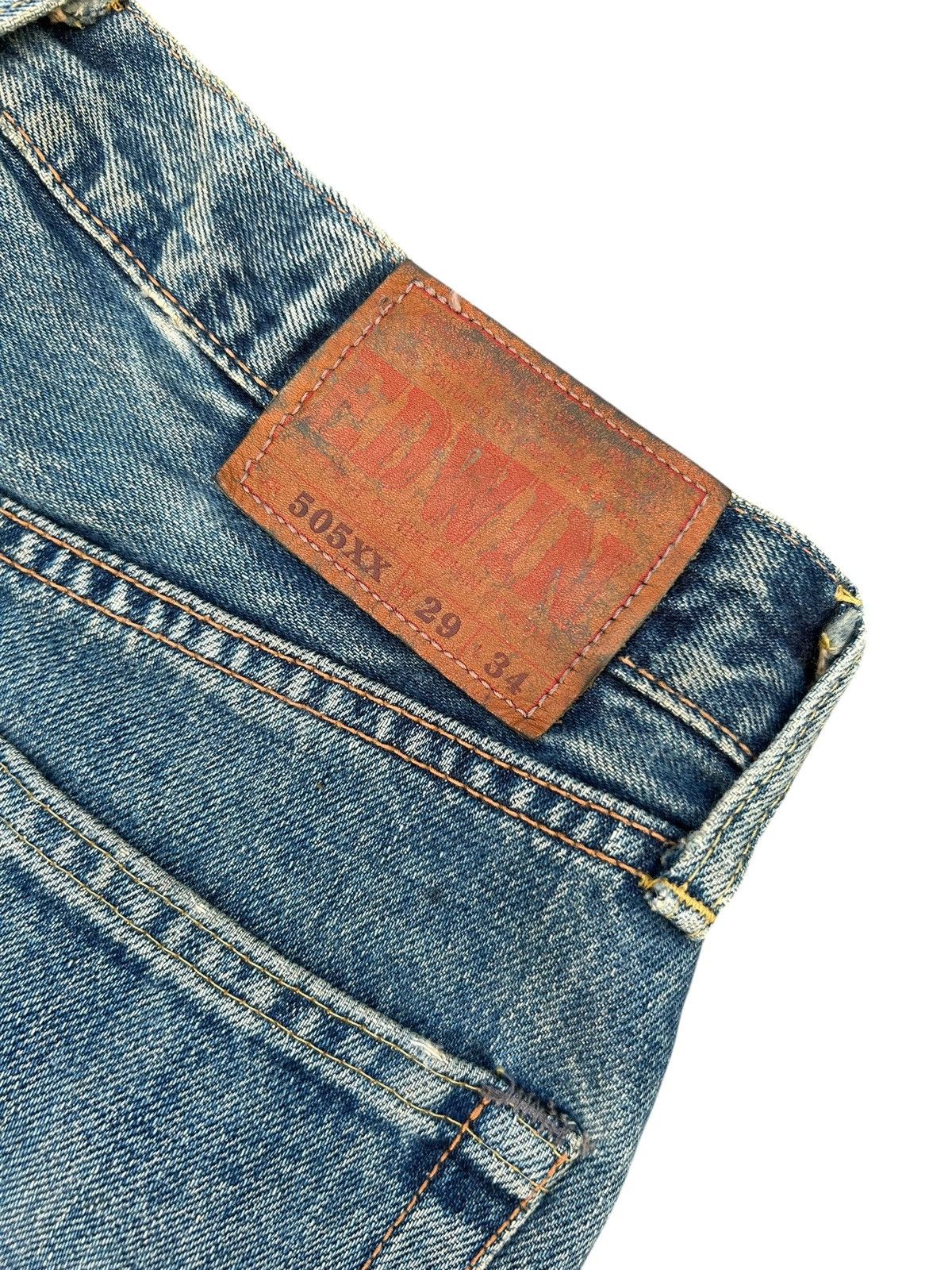 Kapital Thrashed Vintage Edwin 505XX Selvedge Distressed Denim Jeans Size US 29 - 7 Thumbnail