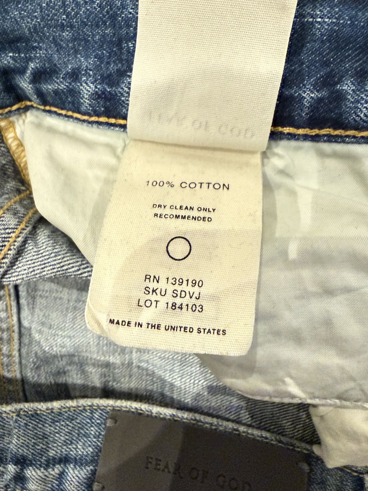 Fear of God Fear of God Jeans Size US 31 - 7 Thumbnail