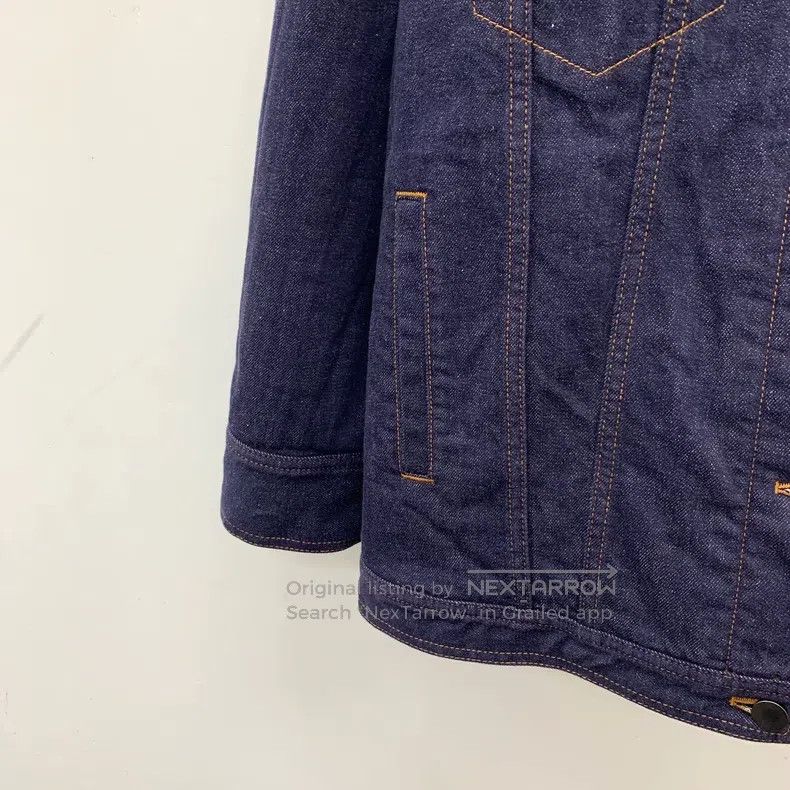 Fendi Fendi Dark blue heart sequin embroidery cotton collar sing Size XS / US 0-2 / IT 36-38 - 4 Thumbnail