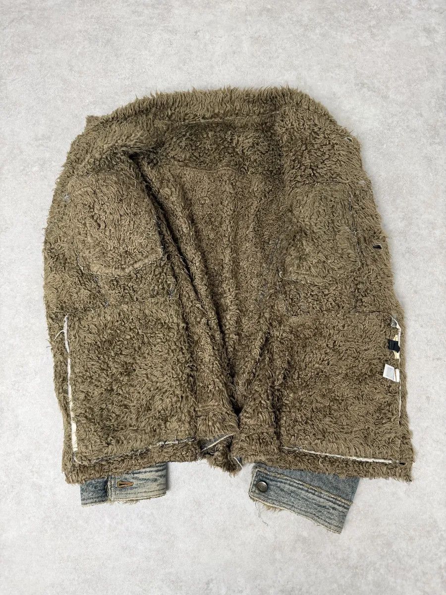 Just Cavalli AW2005 Cavalli Blue Faux Fur Faded Denim Jacket Size US M / EU 48-50 / 2 - 8 Thumbnail
