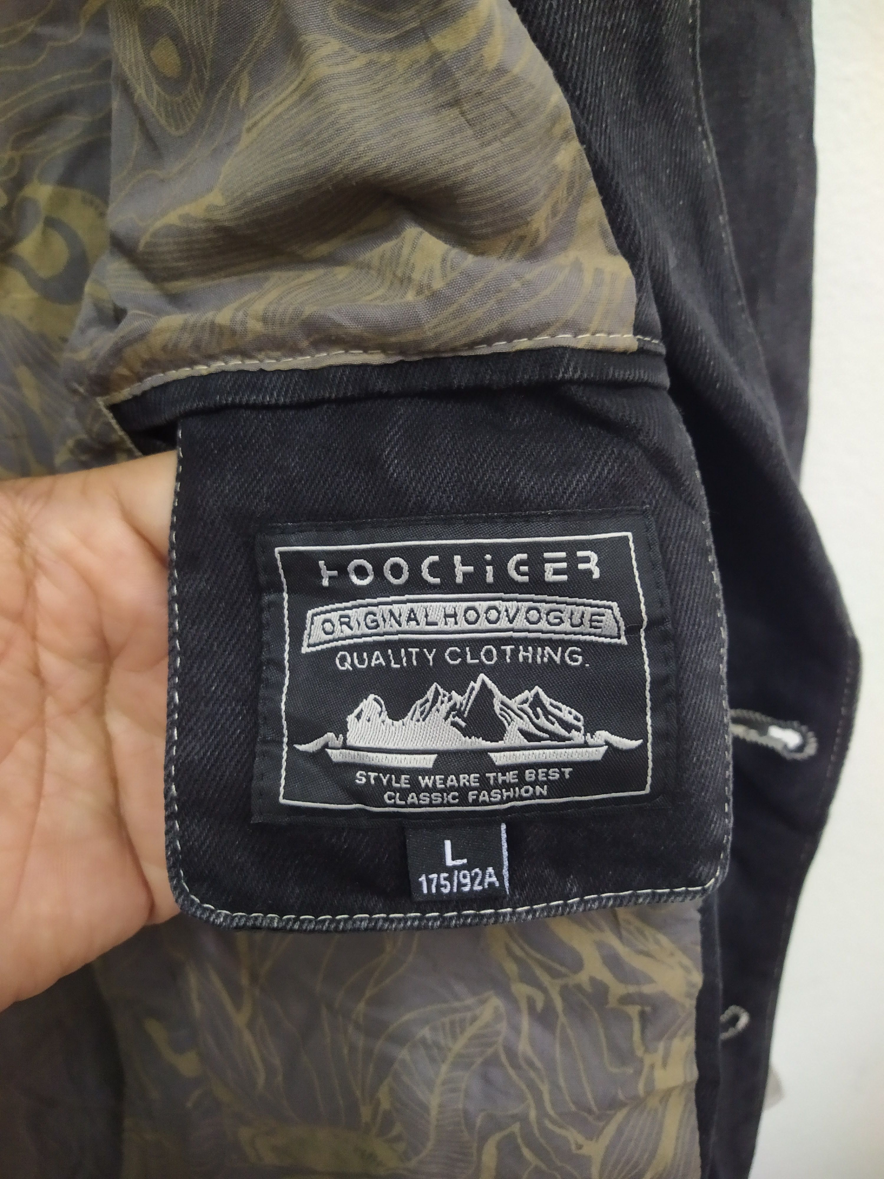 Vintage HOOCHIGER Japanese Style Workwear Blazer Jacket Denim Size US M / EU 48-50 / 2 - 7 Thumbnail