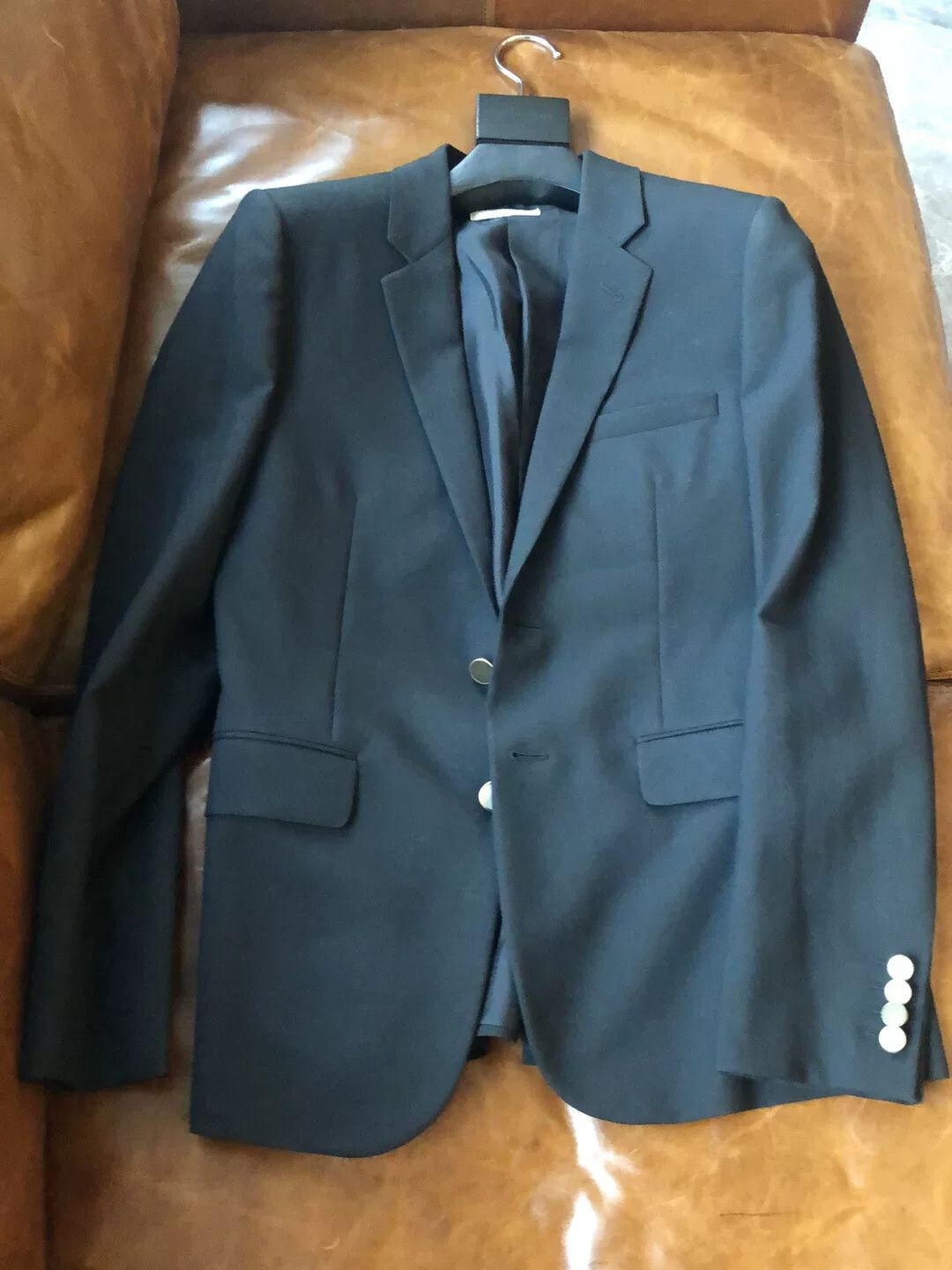 Saint Laurent Paris Saint Laurent SLP Dark Blue Blazer Size US M / EU 48-50 / 2 - 1 Thumbnail