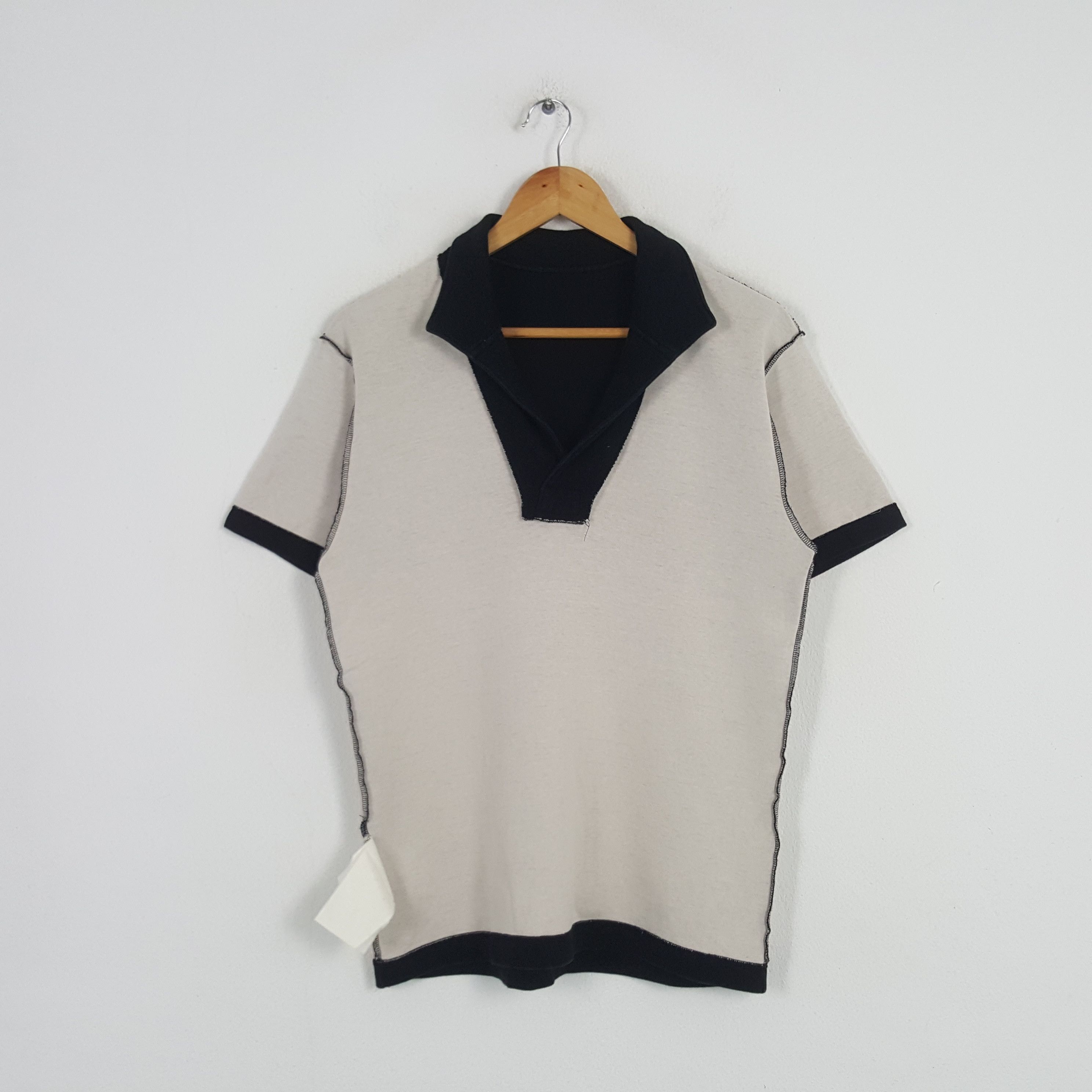 Comme des Garcons Homme Plus × Vintage Vintage Comme des Garcons France Route Rare Reversible Polos Size US M / EU 48-50 / 2 - 3 Thumbnail