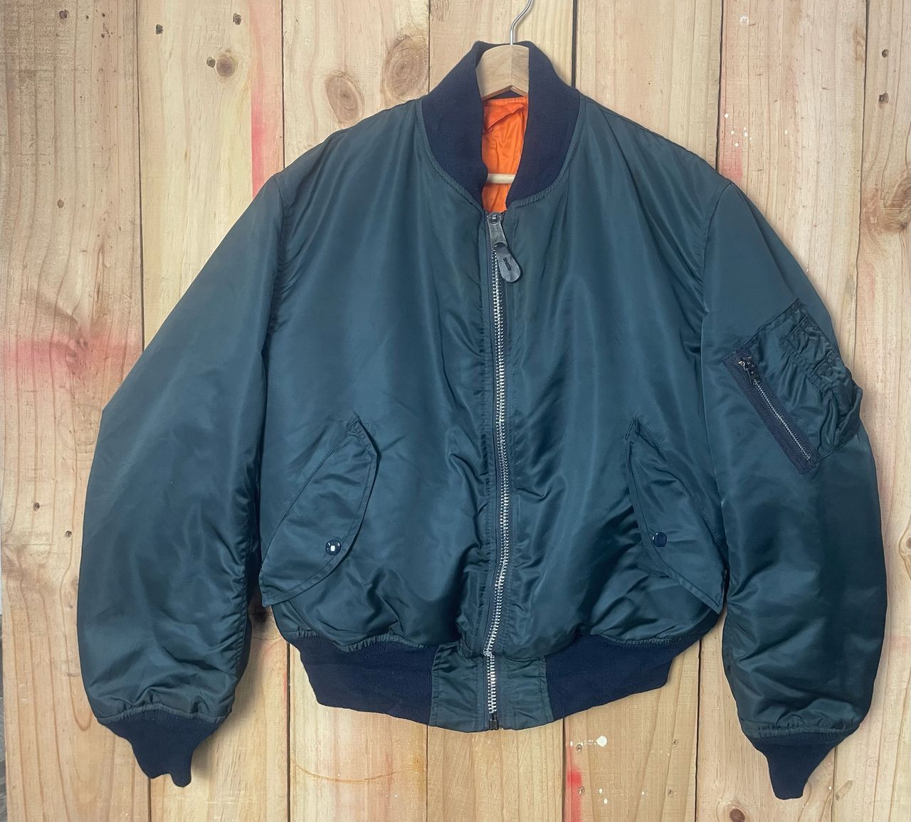 Vintage Vintage Greenbrier ind Bomber MA1 Jacket Size US L / EU 52-54 / 3 - 1 Thumbnail
