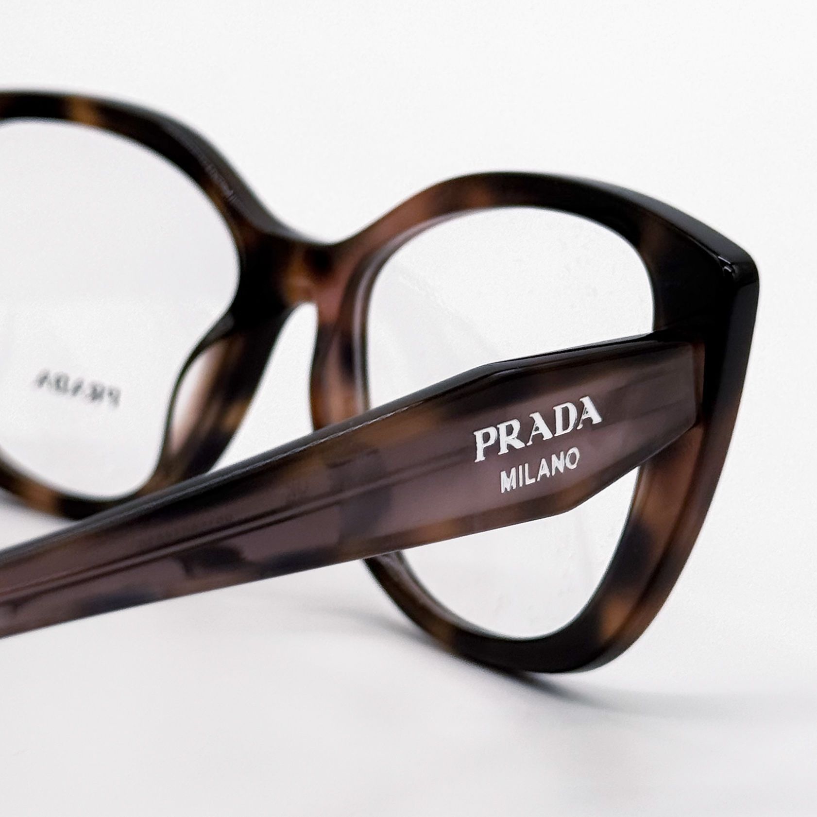 Prada NEW PRADA EYEGLASSES PRB04V 23A1O1 HAVANA WOMEN PR B04V 23A1 Size ONE SIZE - 7 Thumbnail