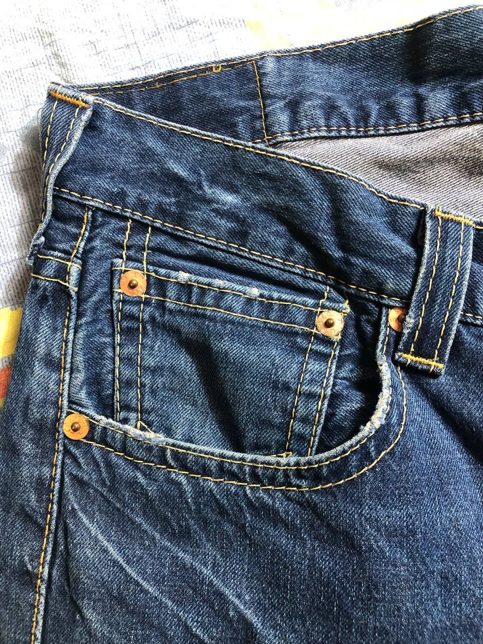 Levi's Vintage Levis Jeans Distressed Denim Size US 34 / EU 50 - 17 Thumbnail