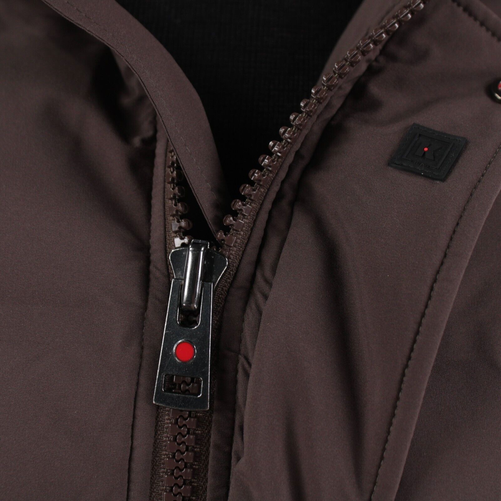 Kiton Kiton Jacket Size L US In Brown Polyamide Size US L / EU 52-54 / 3 - 2 Thumbnail