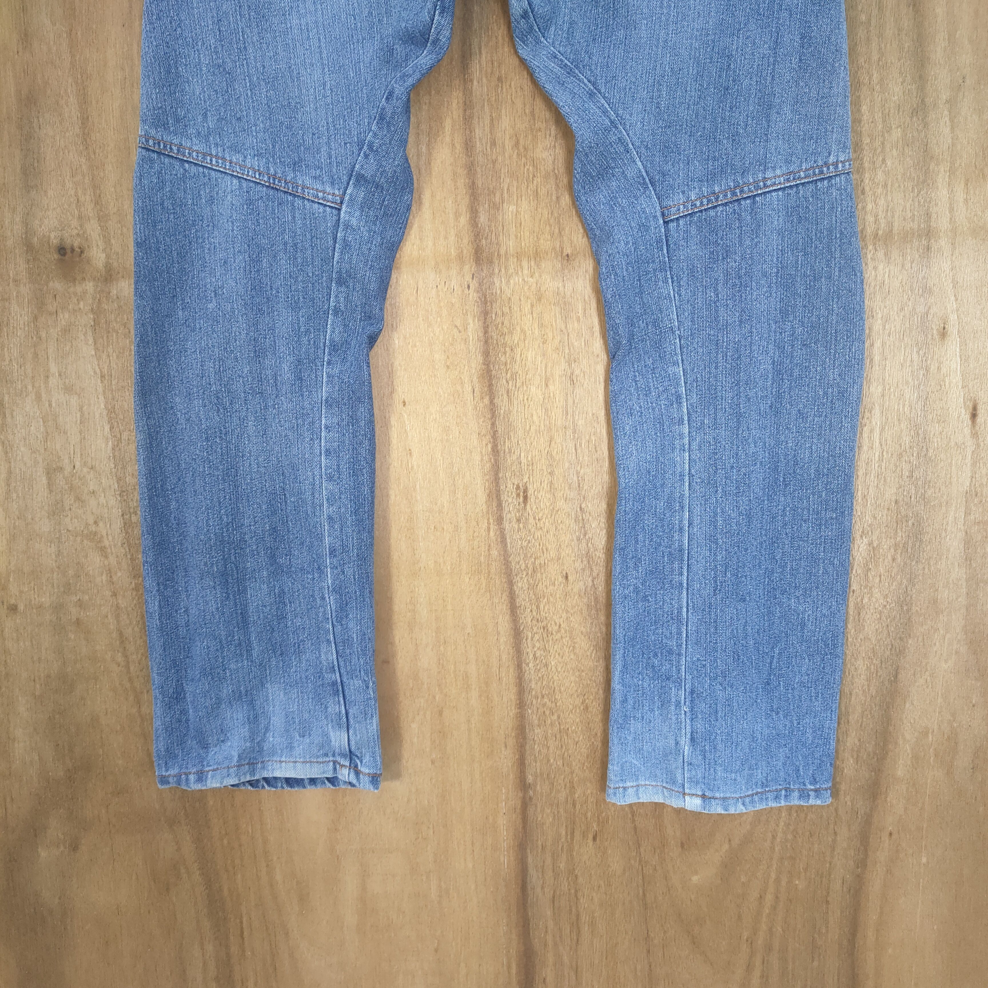 Japanese Brand BEACH DOUBLE WAIST JEAN DENIM CARGO PANTS Size US 32 / EU 48 - 8 Thumbnail