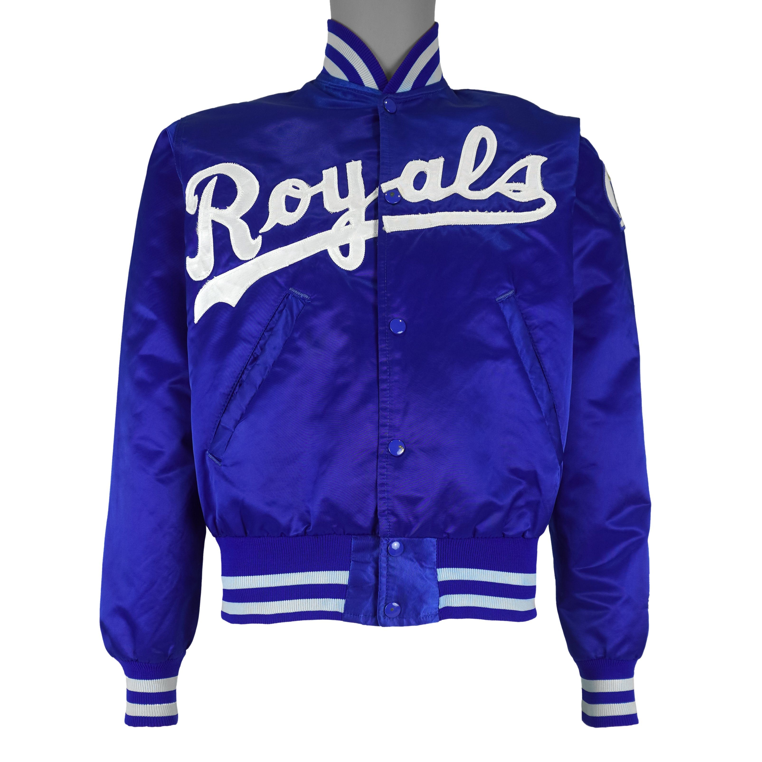 Starter MLB - Kansas City Royals Satin Jacket 1990s Size US S / EU 44-46 / 1 - 1 Thumbnail