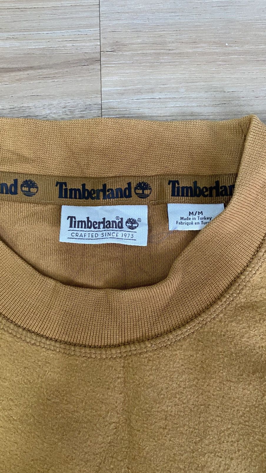 Timberland Classic Mustard Timberland Fleece Sweatshirt Size M Size US M / EU 48-50 / 2 - 5 Thumbnail
