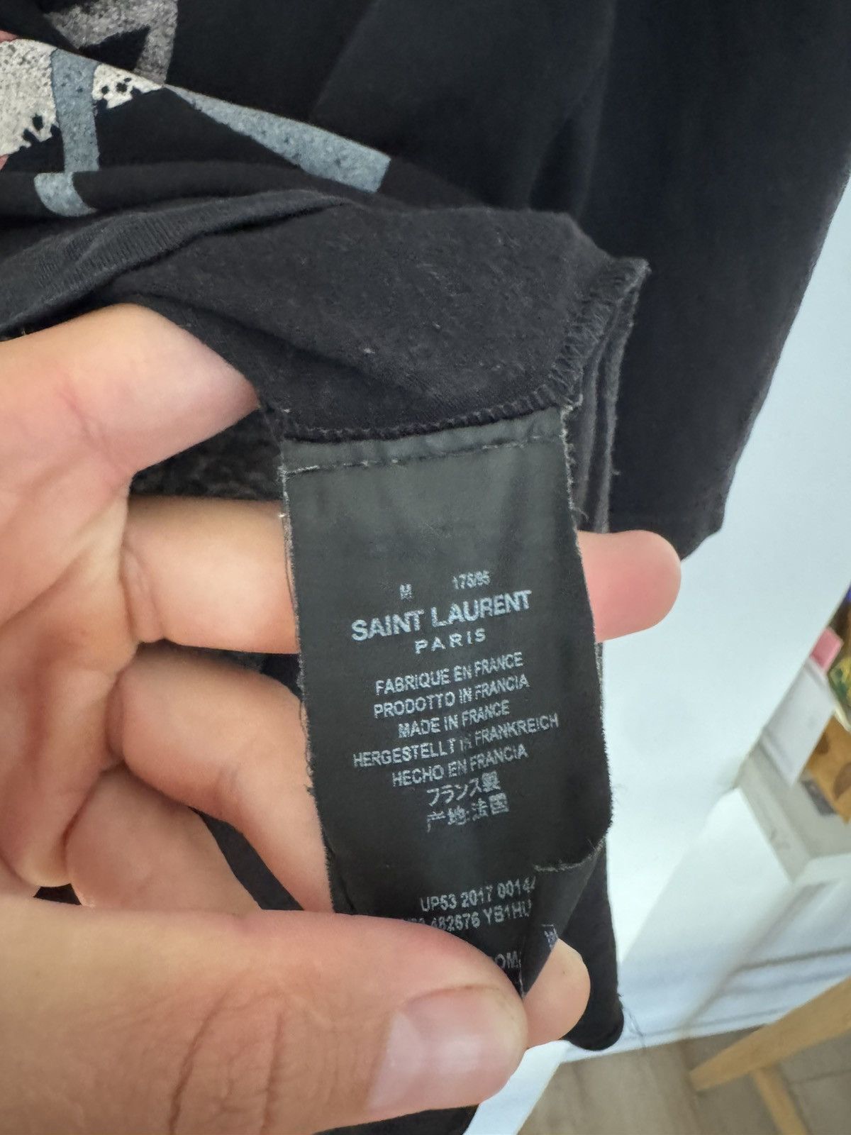 Saint Laurent Paris Oversized No smoking t Size US M / EU 48-50 / 2 - 3 Thumbnail