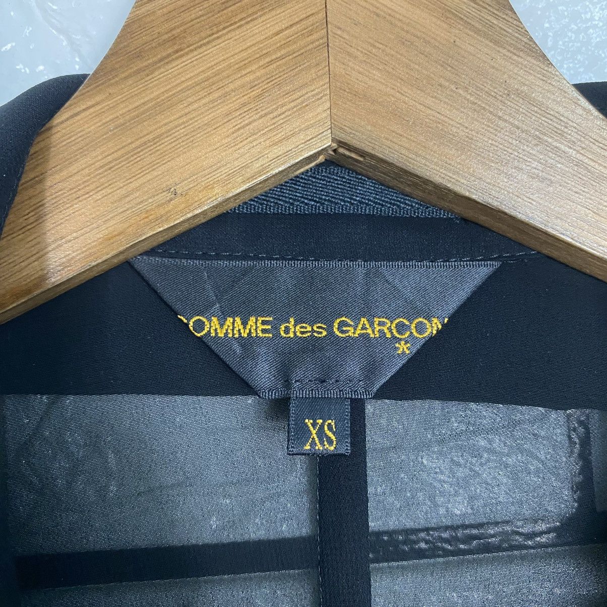 Comme des Garcons 🔥AD2015 COMME DES GARCONS SHEER DRAPED DUSTER DRESS RUNWAY Size XS / US 0-2 / IT 36-38 - 21 Thumbnail