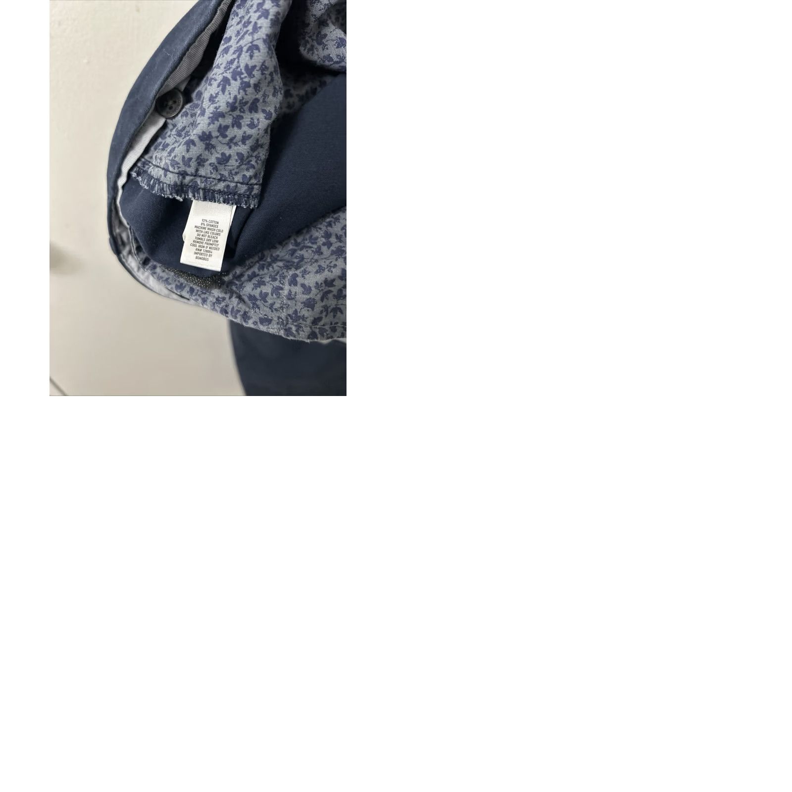 Bonobos Bonobos Pants Mens 31x28 Navy Blue Athletic Fit Stretch Cotton Chino Trousers Size US 31 - 9 Thumbnail