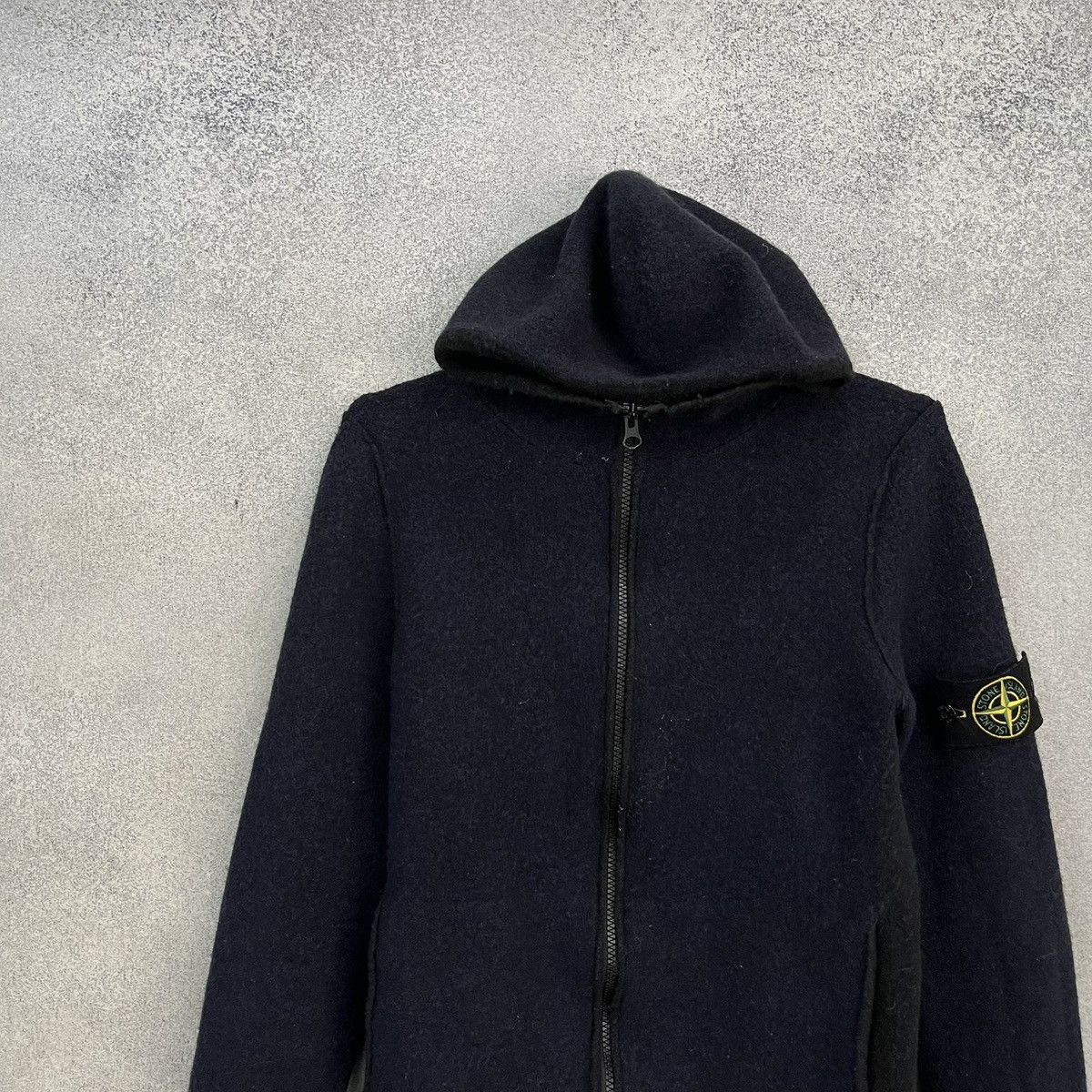 Stone Island Vintage Stone Island Zip Hoodie Jacket Wool Size US XS / EU 42 / 0 - 3 Thumbnail