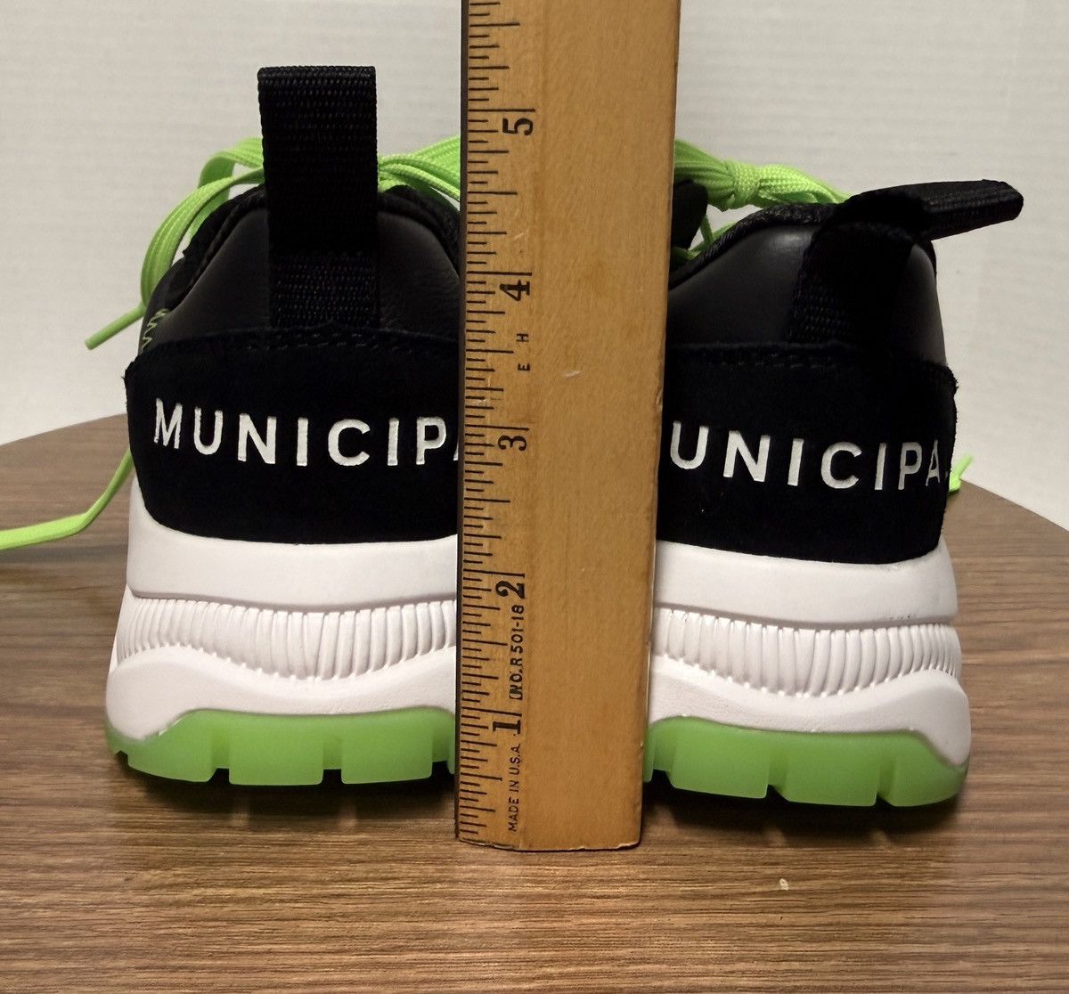 Other M.Float Suede Municipal Sneakers Lime Green/Black Laces Size US 8.5 / EU 41-42 - 6 Thumbnail