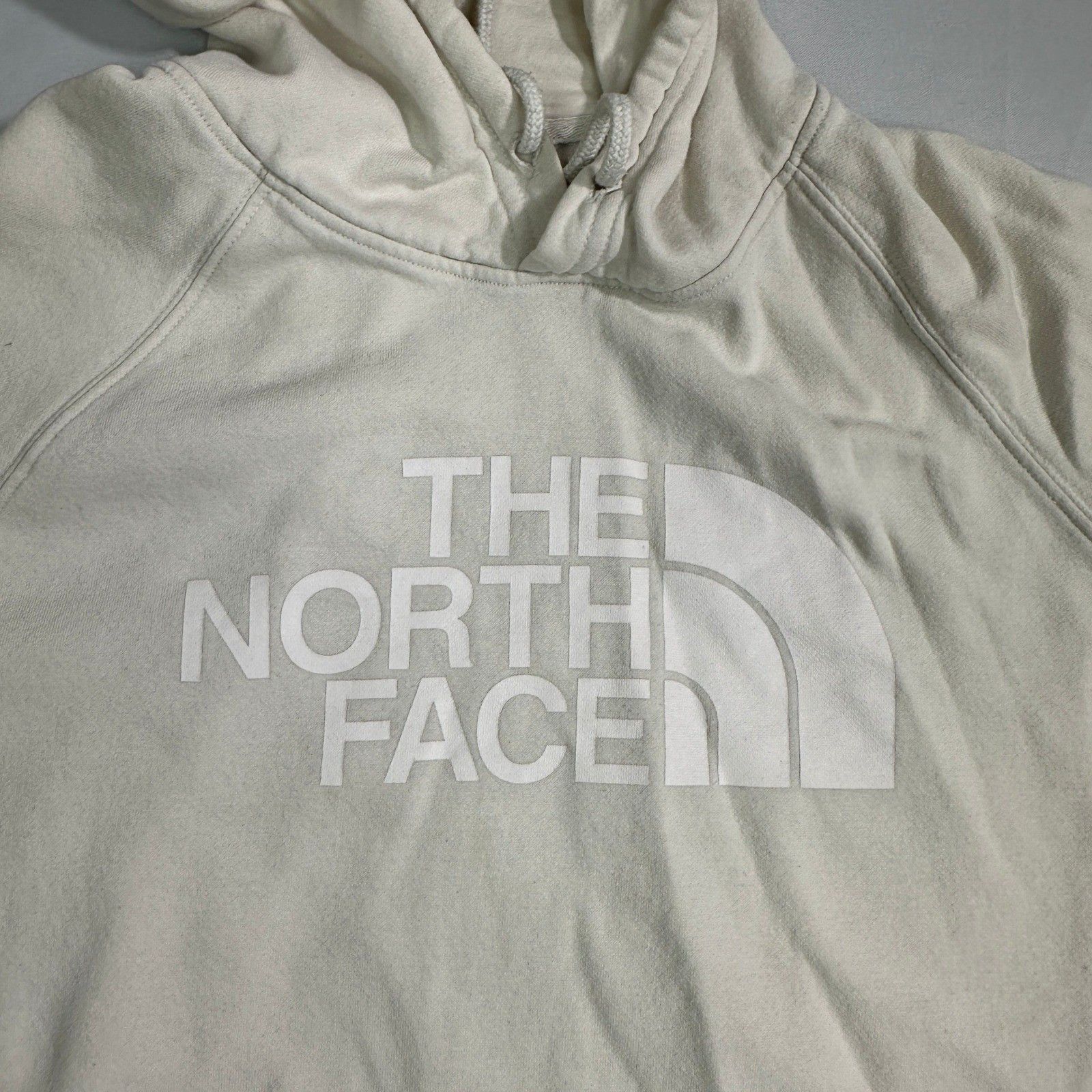 The North Face The North Face Women's XXL Hoodie Cream Pullover Fleece Size XXL / US 16-18 / IT 52-54 - 2 Thumbnail