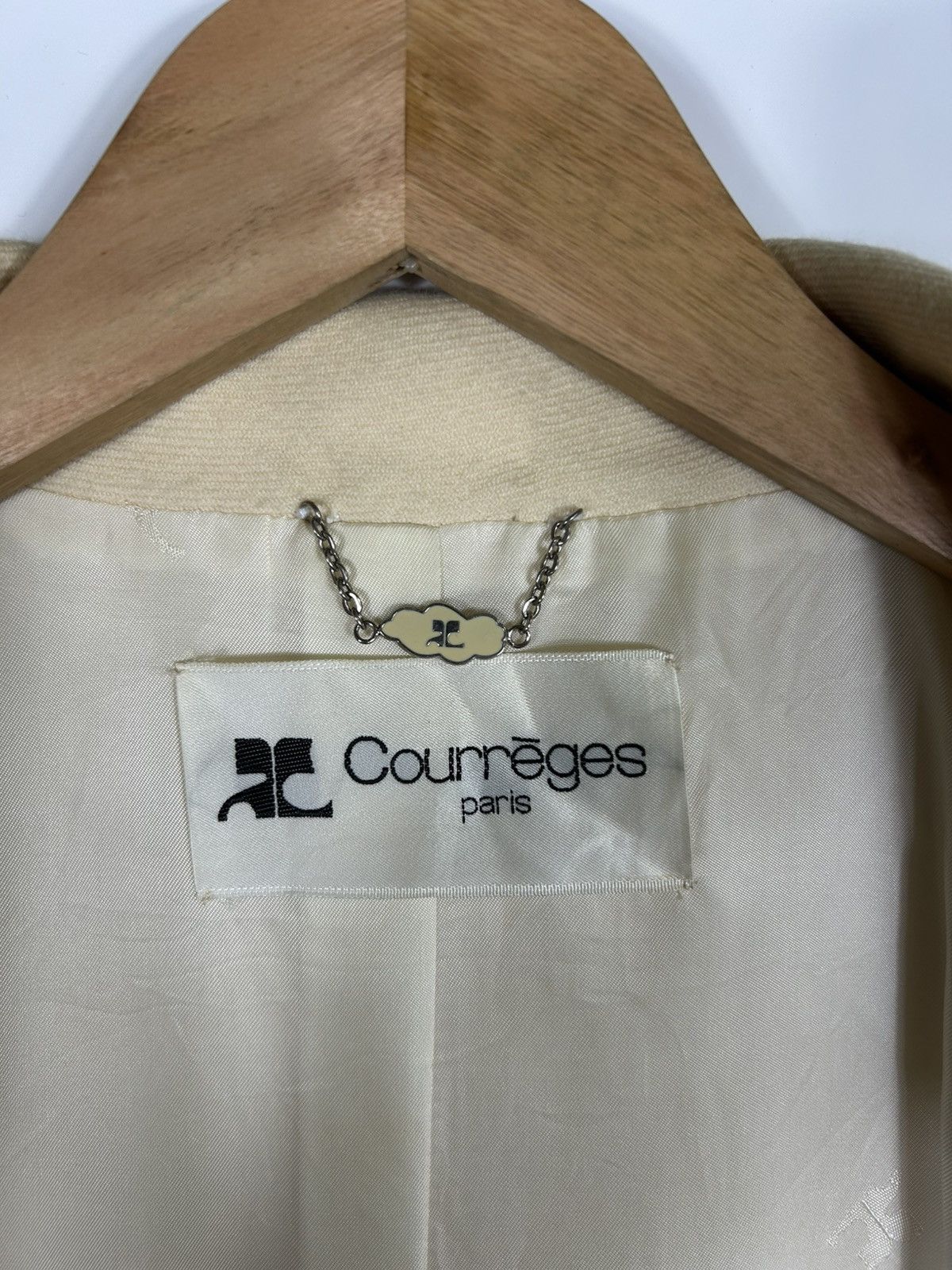 Courreges ⚡️Vintage Courreges Paris Wool Button Long Coat Jacket Size S / US 4 / IT 40 - 9 Thumbnail