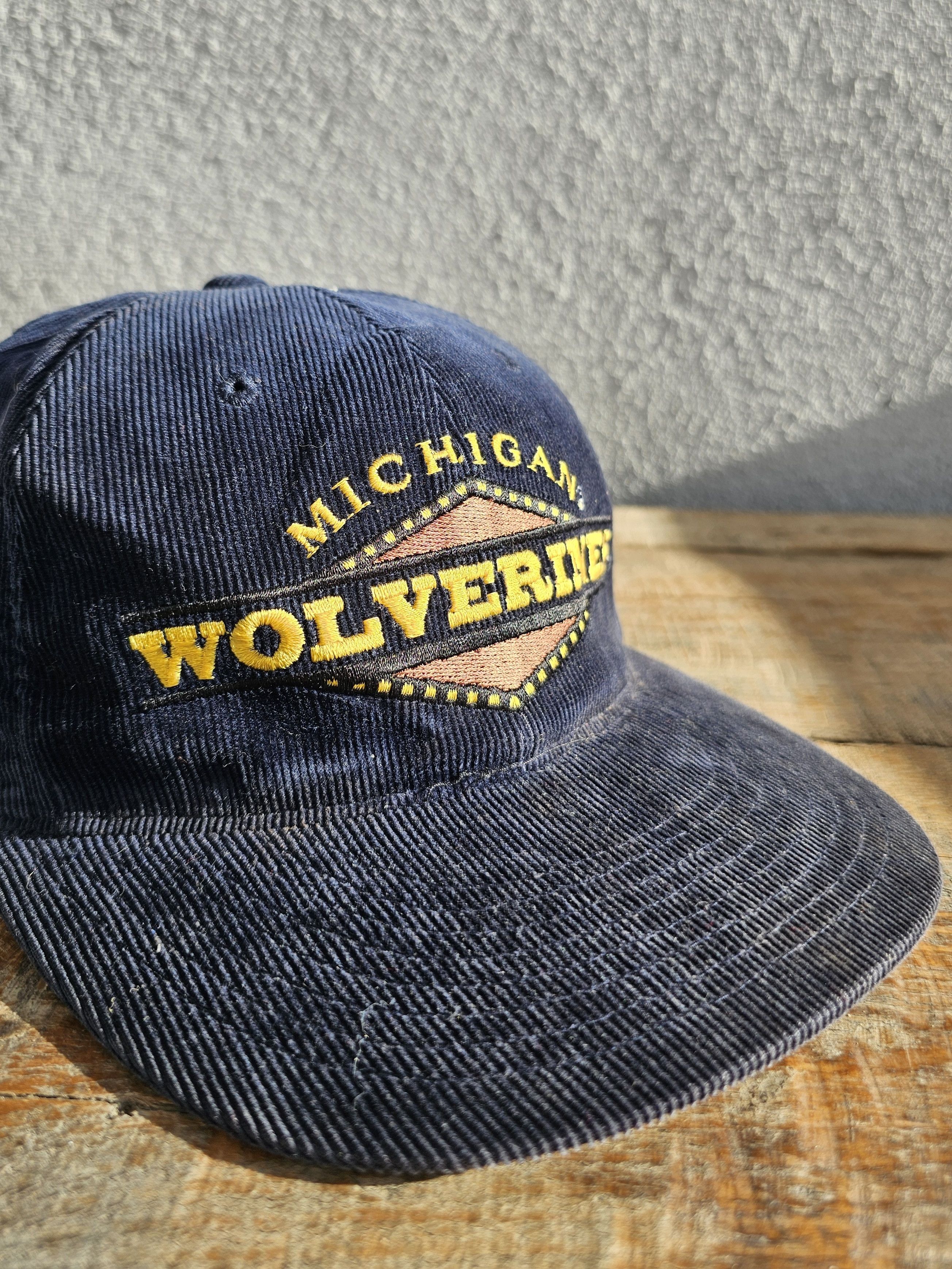 Starter Michigan Wolverines Starter Corduroy Hat Size ONE SIZE - 3 Thumbnail