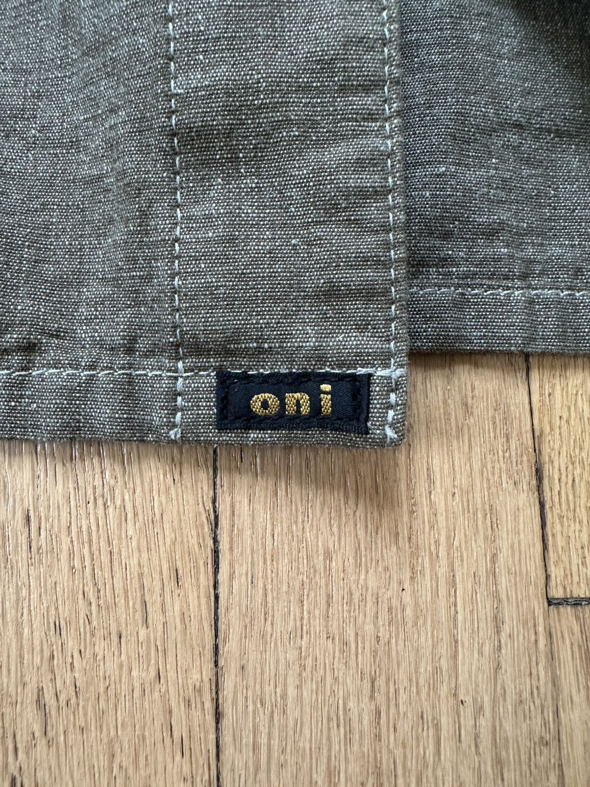 Oni Oni Chambray Chore Coat - Olive Size US S / EU 44-46 / 1 - 12 Thumbnail