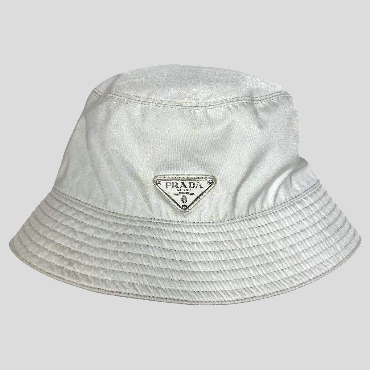 Prada Prada Milano 2020 Nylon Bucket Hat - S/M Size ONE SIZE - 4 Thumbnail