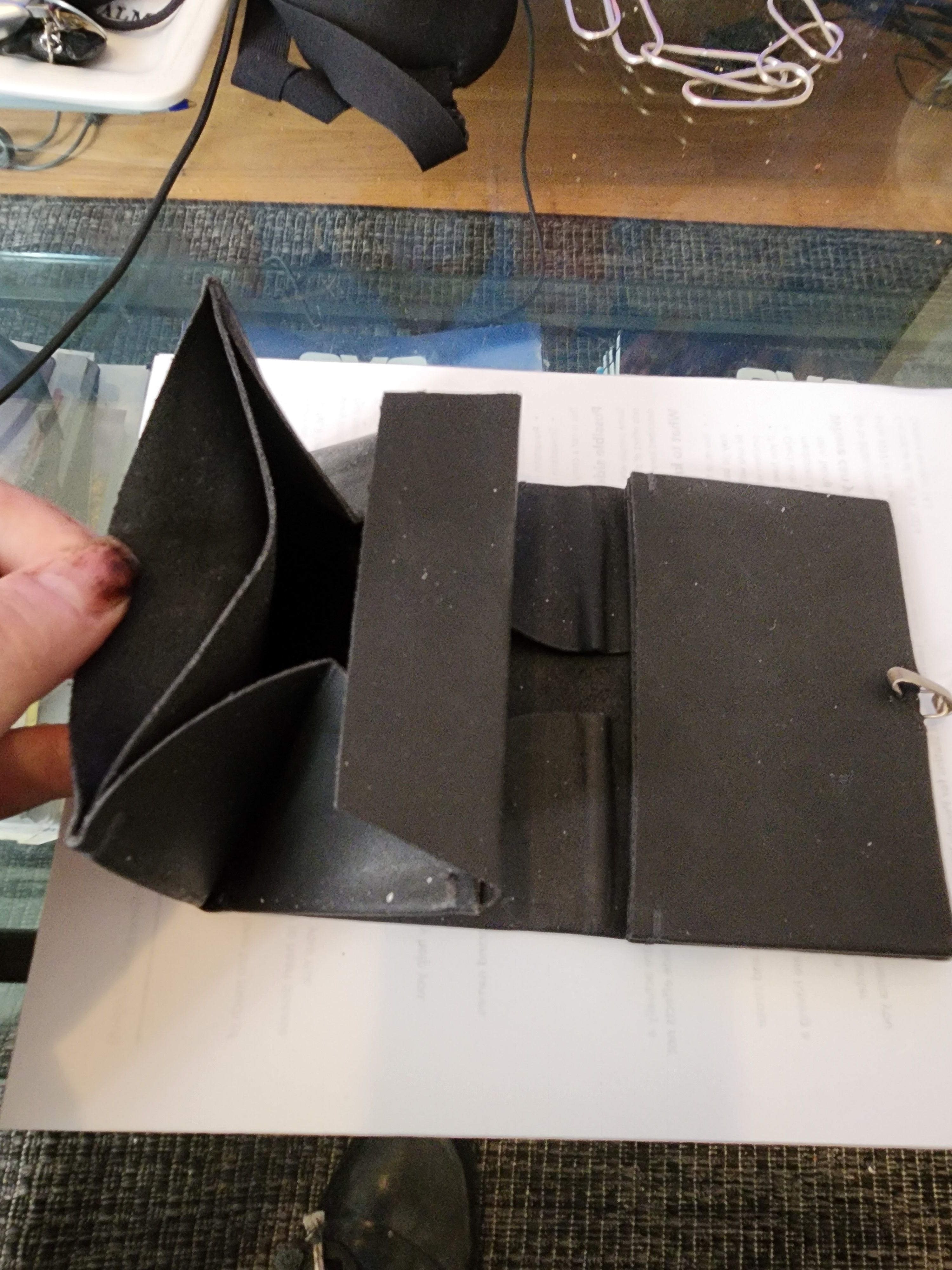 Ma+ M.A+ Origami Calf Leather Medium Wallet Excellent Condition Size ONE SIZE - 3 Thumbnail