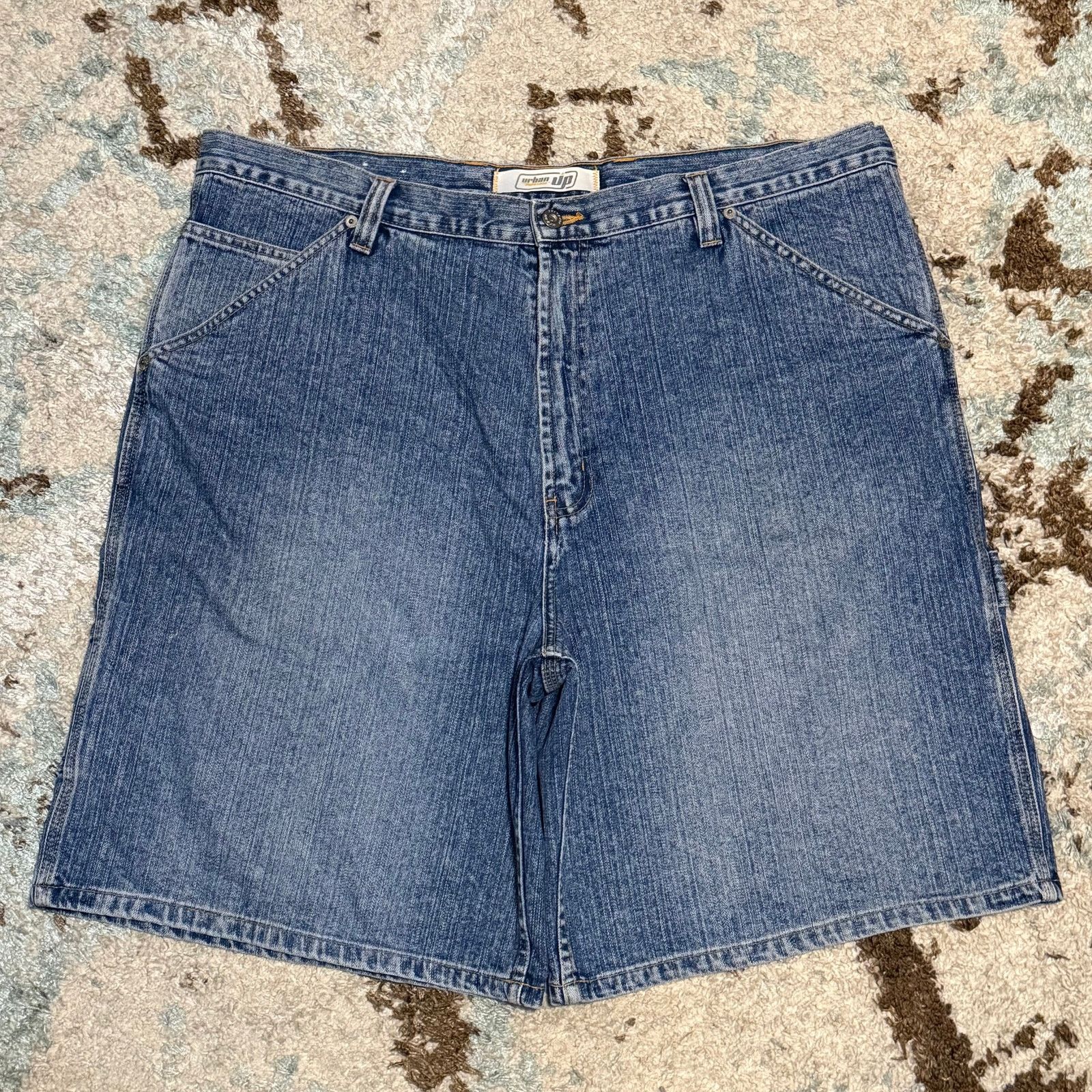 Urban Pipeline Urban Pipeline UP Baggy Carpenter Jean Shorts Size 40 Y2K Size US 40 / EU 56 - 1 Thumbnail