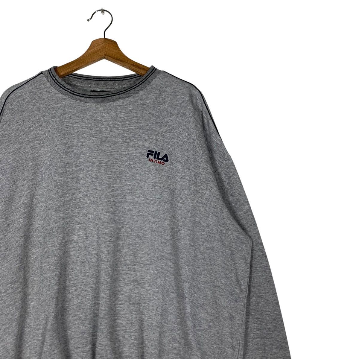 Fila FILA Intimo Small Logo Gray Sweatshirt #1344-C61 Size US XXL / EU 58 / 5 - 5 Thumbnail