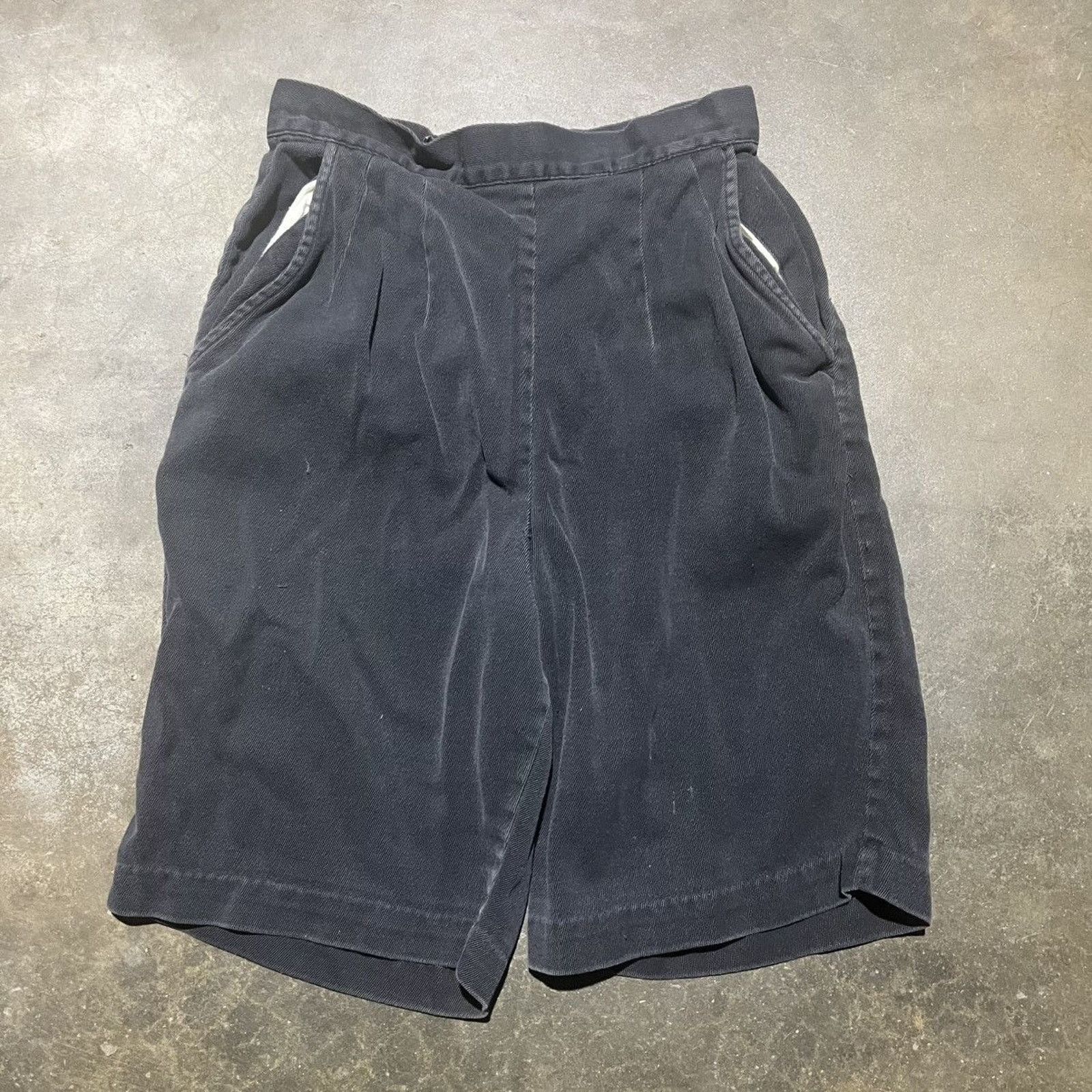 Jantzen × Vintage Vintage 50s 60s Jantzen Black Cotton Shorts 24x7 Size 24" / US 00 / IT 34 - 1 Thumbnail