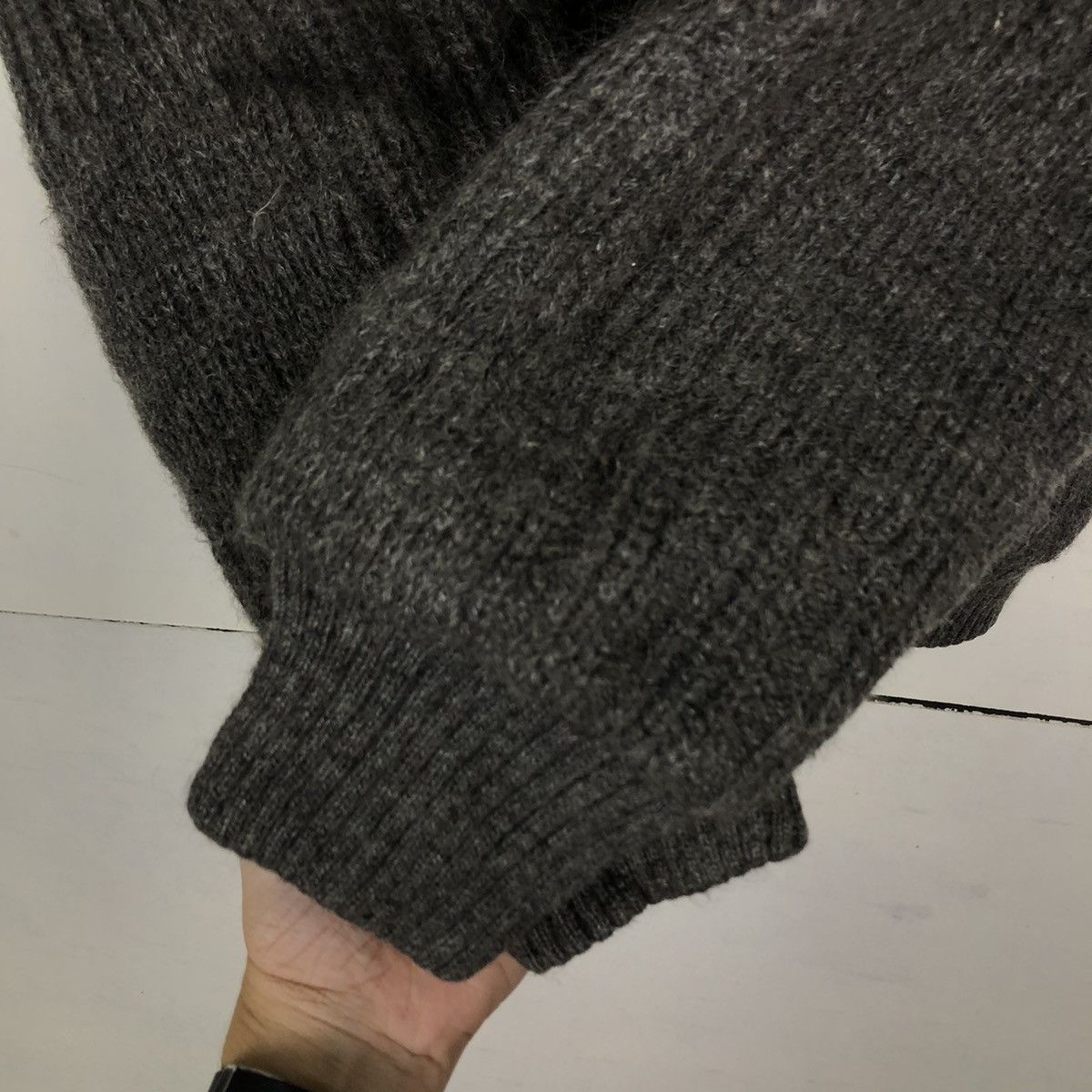 Issey Miyake VINTAGE HERRINGBONE WOOL BOMBER JACKET RAIKA ISSEY MIYAKE Size US L / EU 52-54 / 3 - 11 Thumbnail
