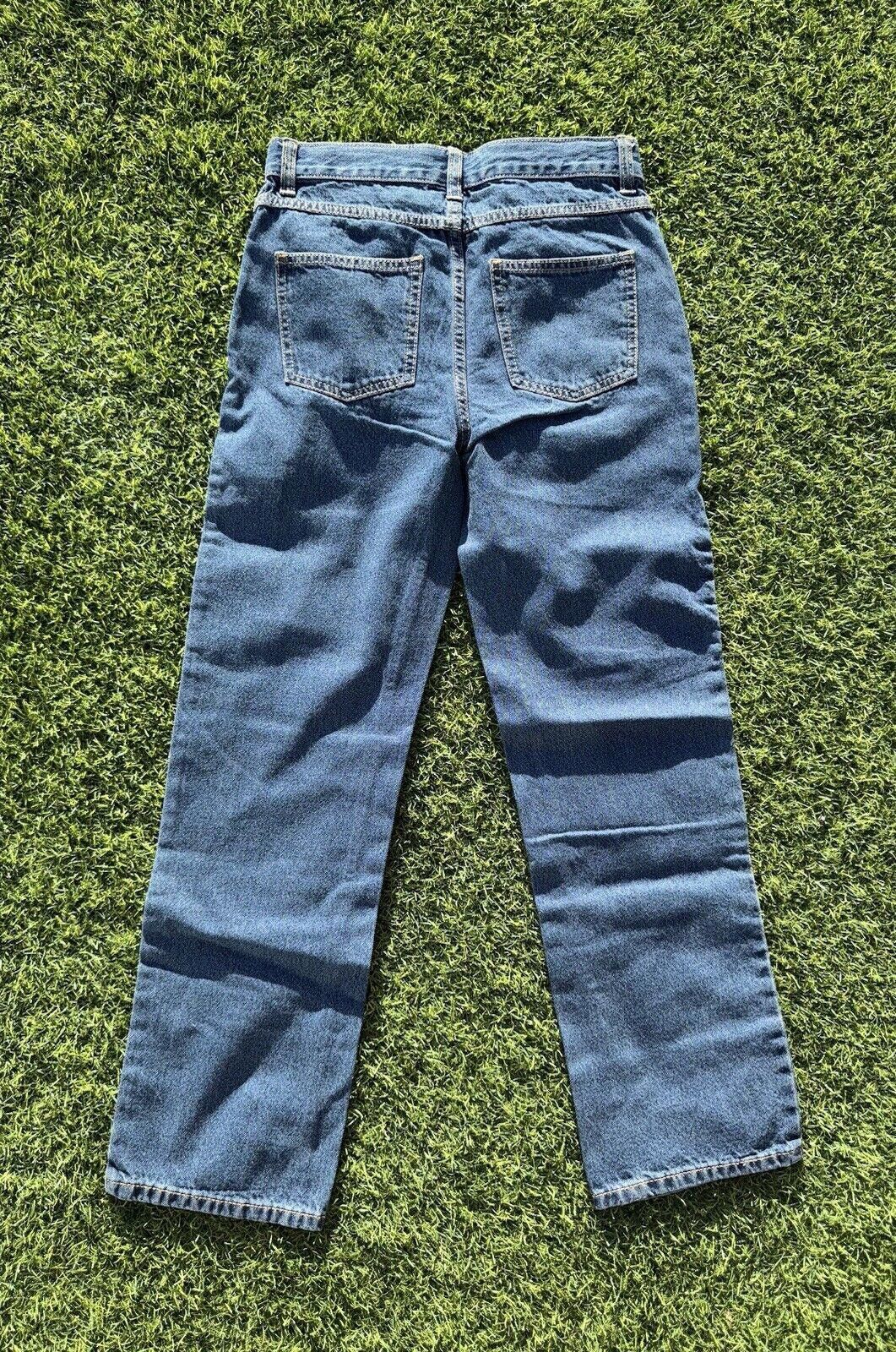 Designer Roebuck & Co Blue Denim Cotton Slim Straight Jeans Boys 14 Size US 26 / EU 42 - 3 Thumbnail