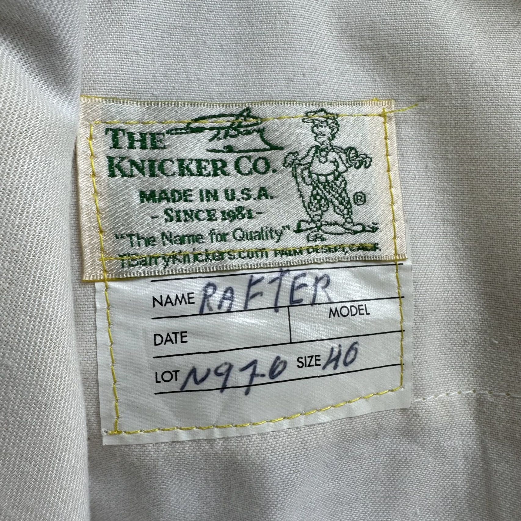 Vintage VINTAGE The T. Barry Knicker Co. Golf Knickers Shorts Yellow Pleated Front Mens Sz 40 Size US 40 / EU 56 - 3 Thumbnail