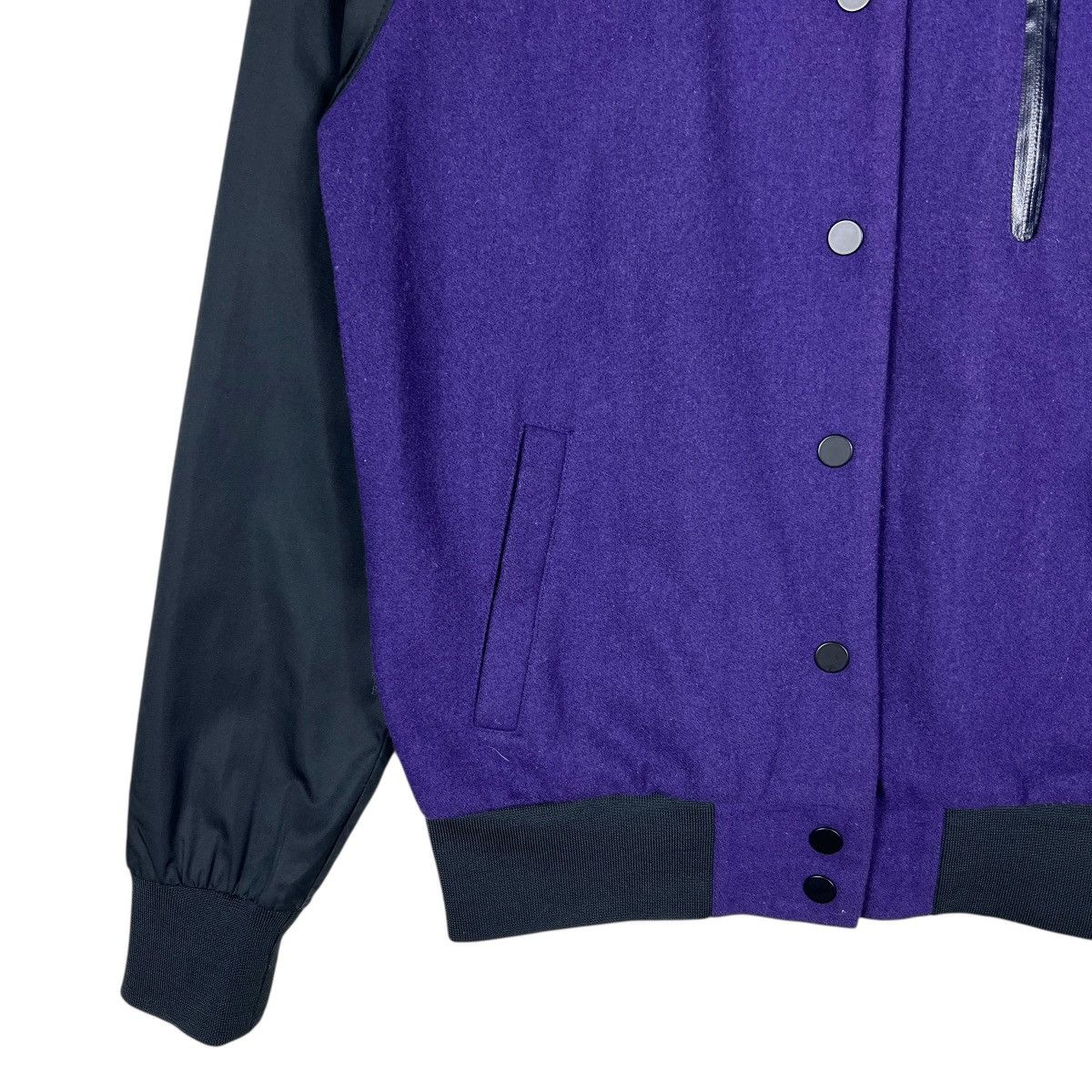Nike 🔥 Nike Purple Varsity Bomber Jacket Size US M / EU 48-50 / 2 - 5 Thumbnail
