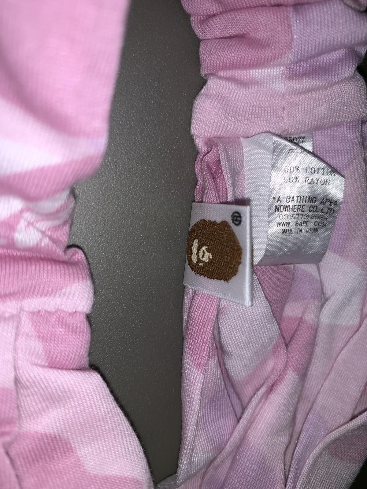 Bape BAPE Pink Headband - A Bathing Ape - Rare - 50% Cotton Size ONE SIZE - 4 Thumbnail