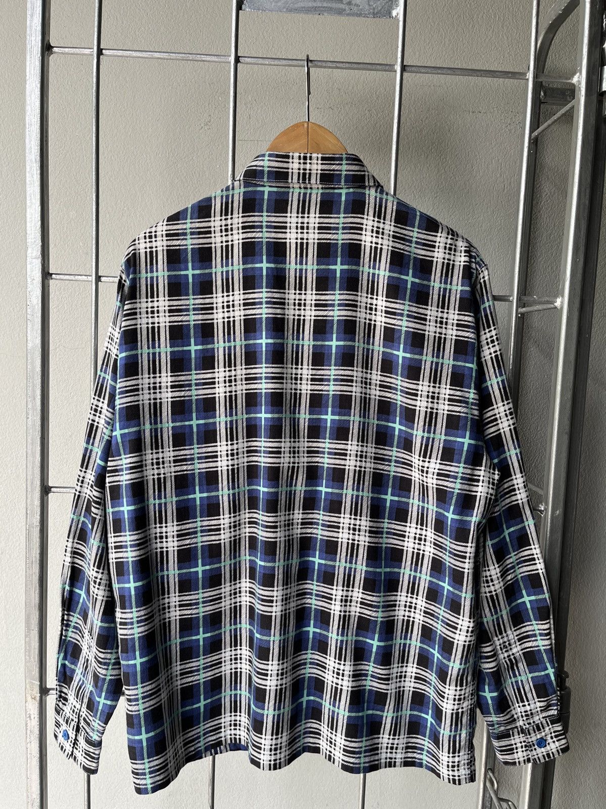 Dior Christian Dior Blue plaid shirt. Size S / US 4 / IT 40 - 6 Thumbnail