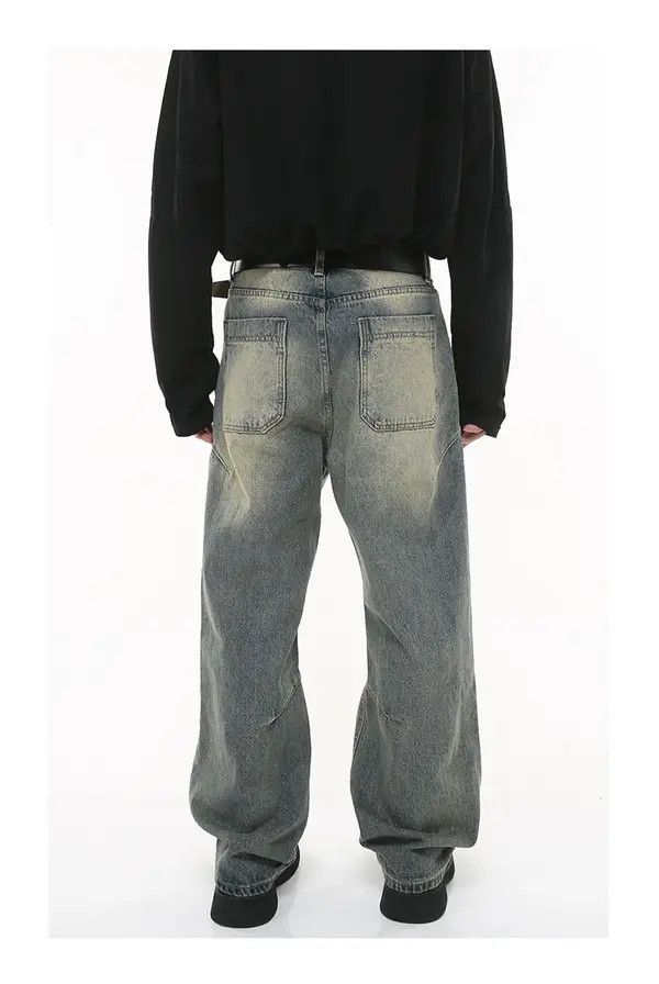 Japanese Brand Vintage distressed washed high street jeans loose Size US 32 / EU 48 - 4 Thumbnail