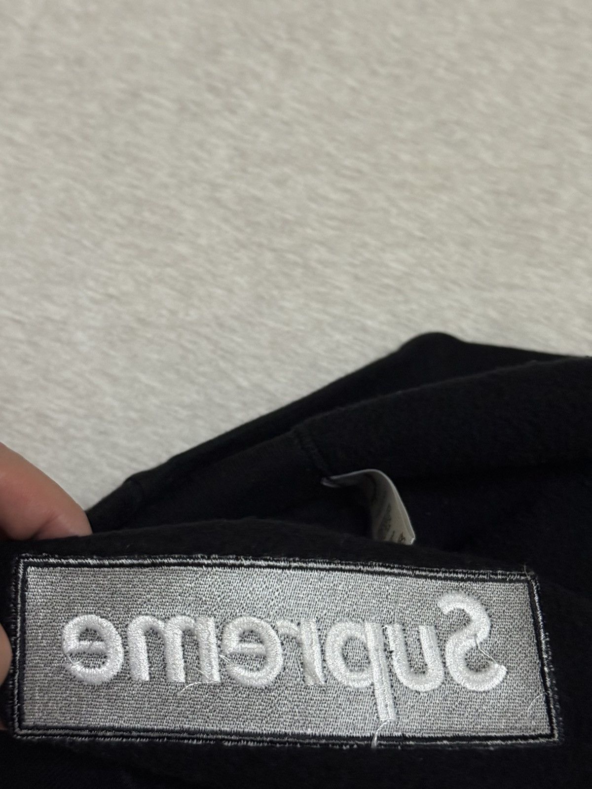 Supreme Supreme fw15 black on black box logo crewneck Size US L / EU 52-54 / 3 - 8 Thumbnail