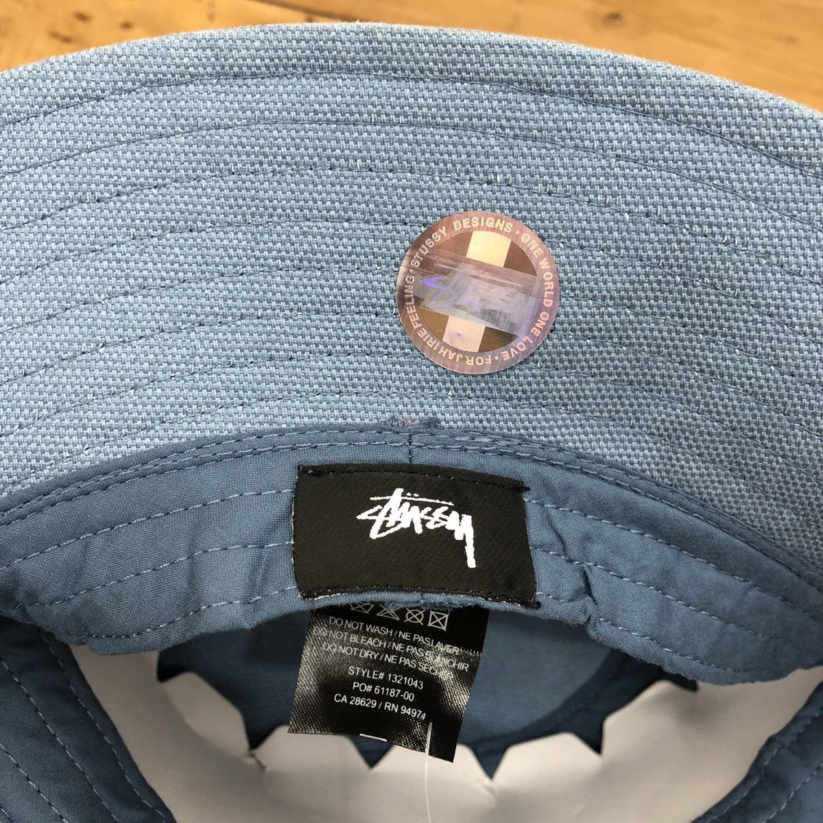 Stussy × Vintage Stussy Canvas Wide Brim Bucket Size ONE SIZE - 4 Thumbnail