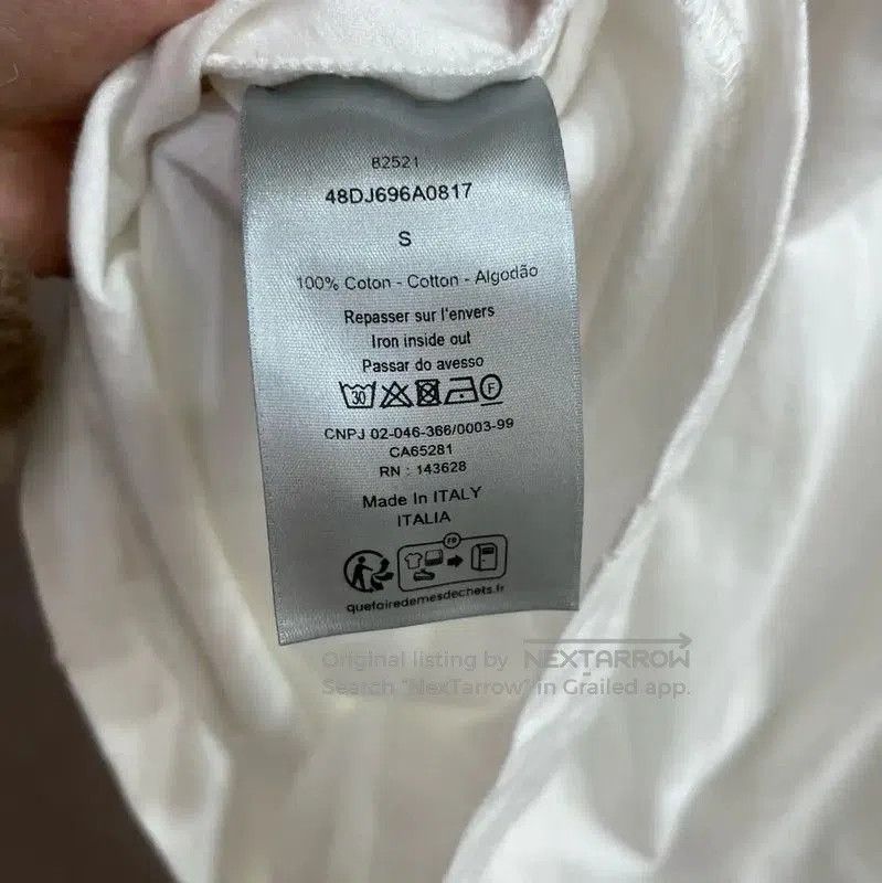 Dior Dior White Cotton Women's T. Size S / US 4 / IT 40 - 6 Thumbnail