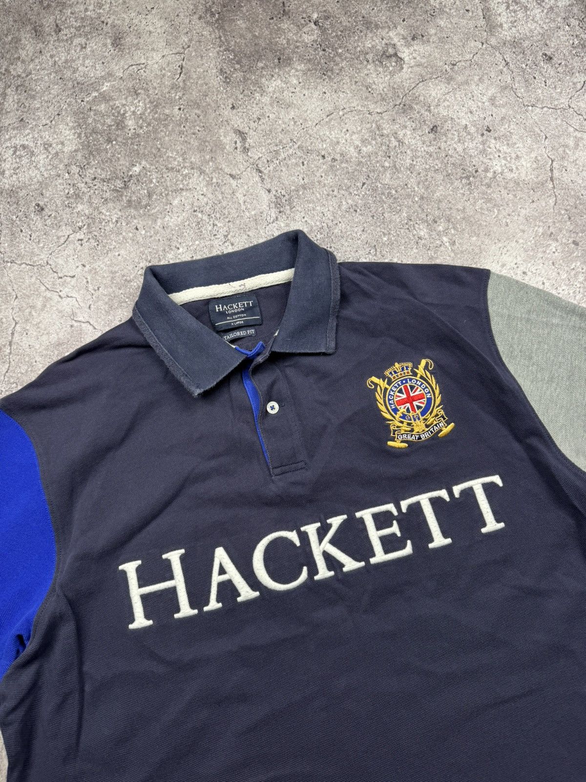 Hackett Vintage Hackett Polo Ralph Lauren style Blackwatch Y2K polo Size US XL / EU 56 / 4 - 2 Thumbnail