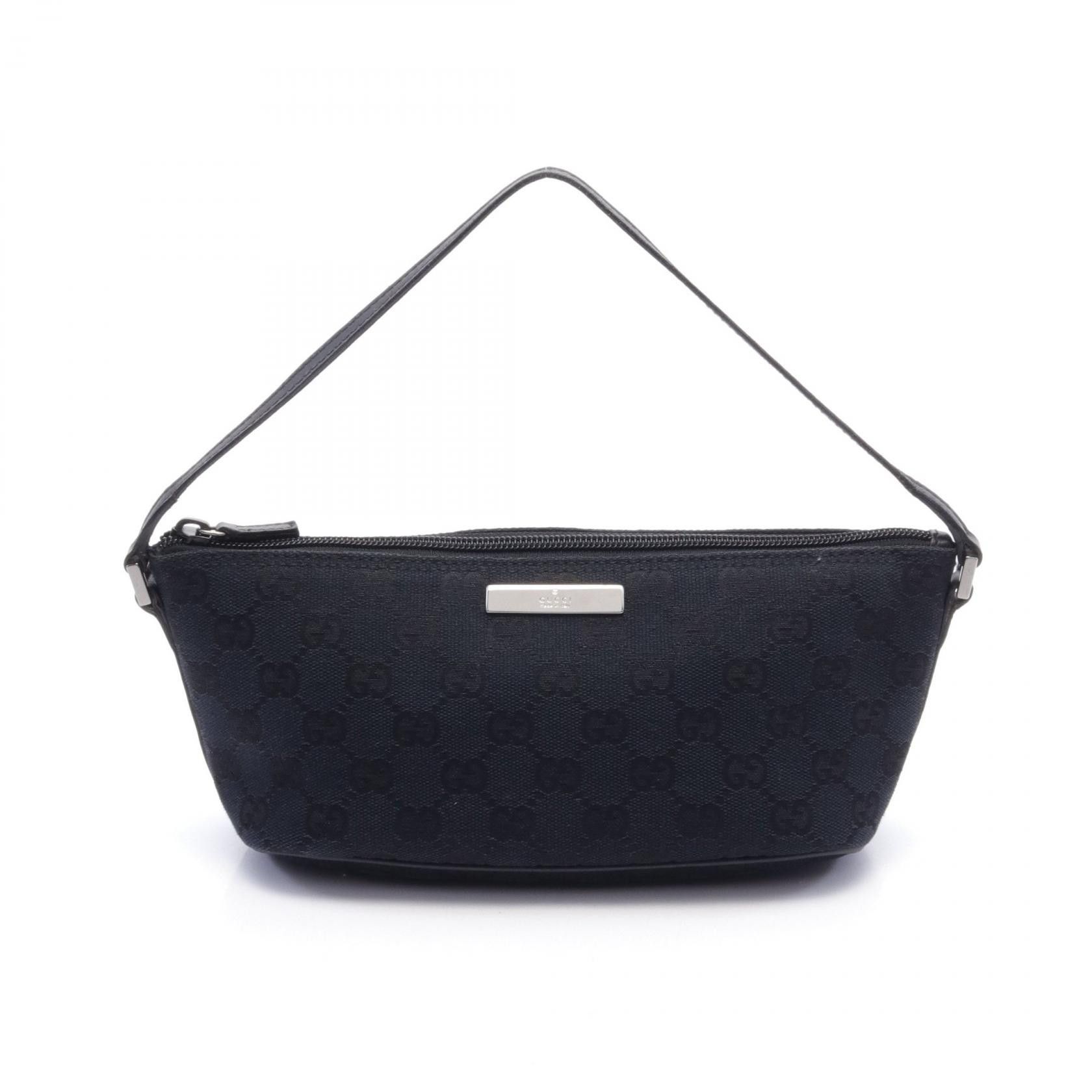 Gucci Gucci GG Canvas Banana Pouch Bag Canvas Handbag 391103 in Great Condition Size ONE SIZE - 1 Thumbnail