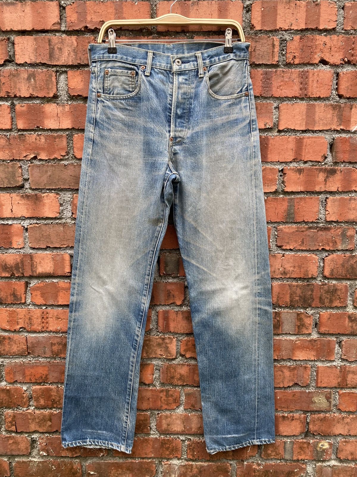 Levi's Vintage Clothing W31x33 Vintage levi's 701xx redline buckle back big E JAPAN Size US 31 - 1 Thumbnail