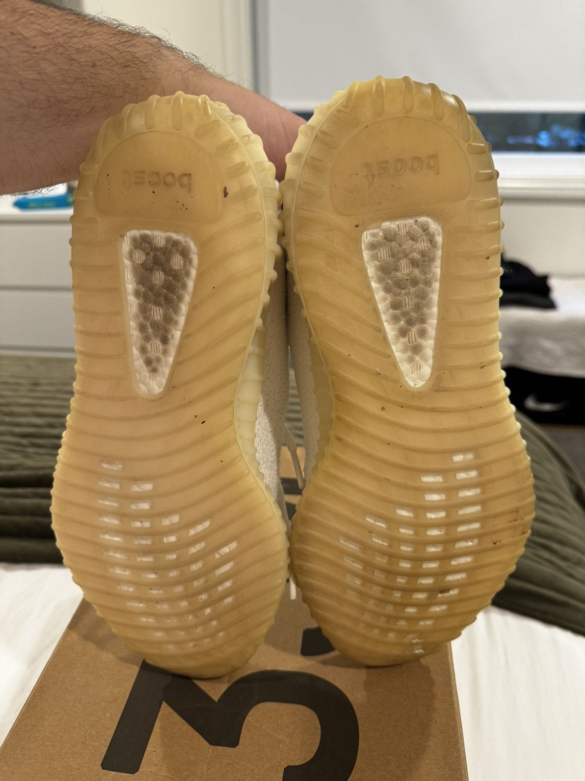 Adidas × Yeezy Yeezy boost 350 V2 ObO Size US 10.5 / EU 43-44 - 5 Thumbnail